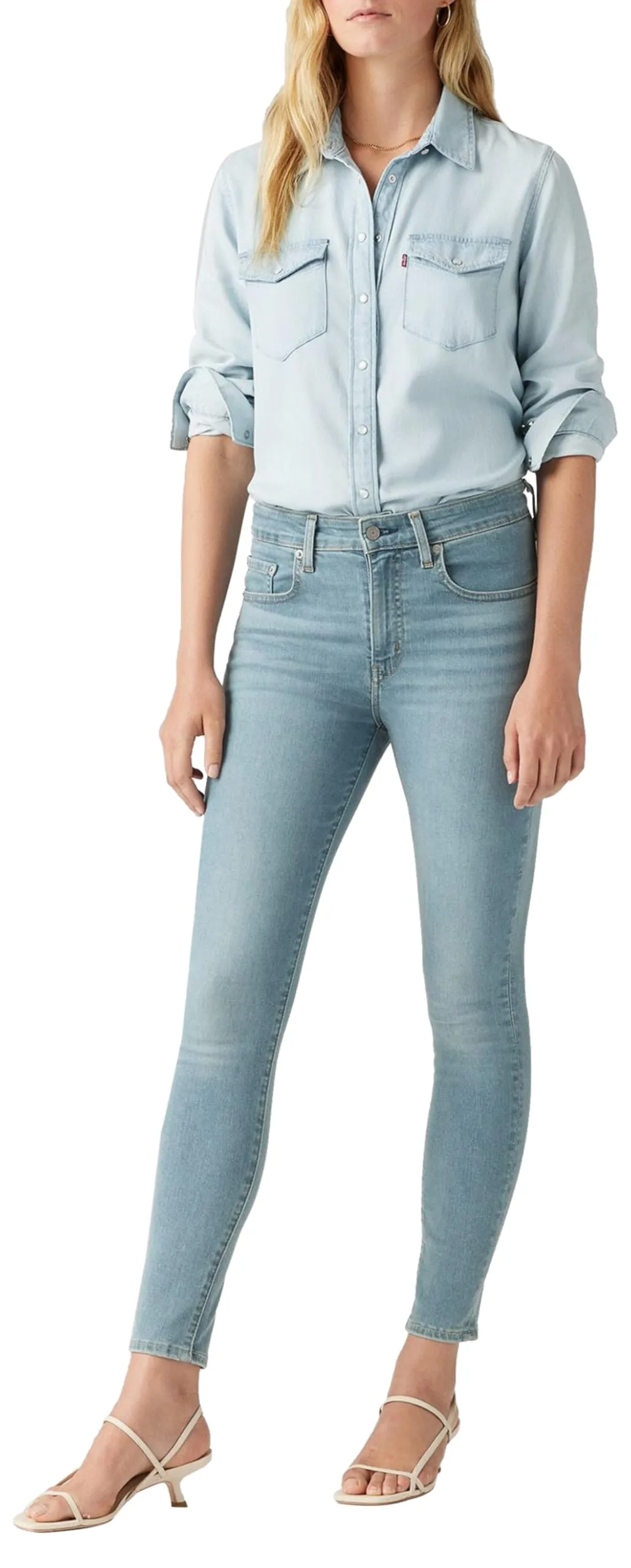 Levi's 721 High Rise Skinny Jeans Donna, Liberty Life, 25W / 32L - immagine 5