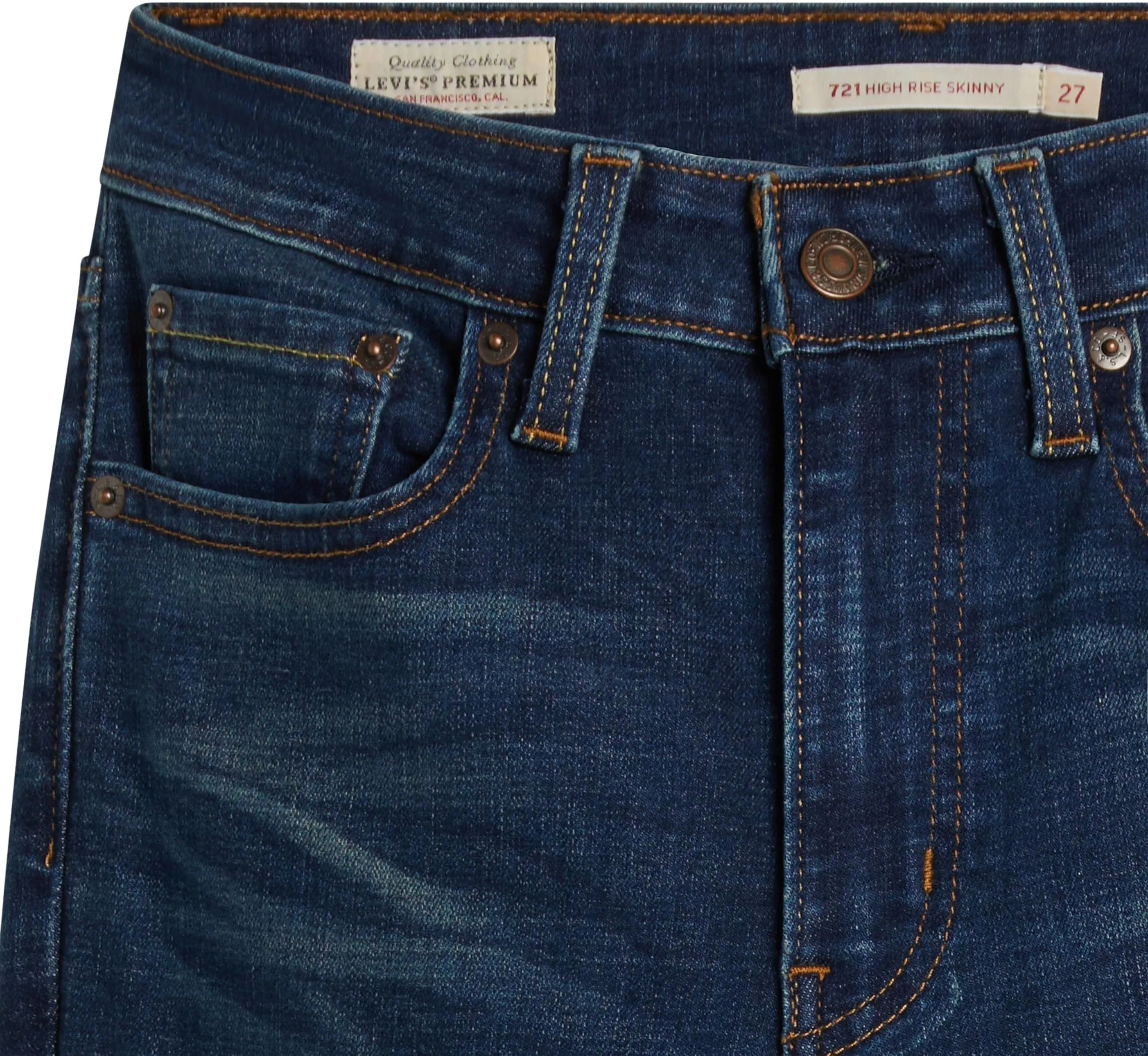 Levi's 721 High Rise Skinny Jeans Donna, Miles Apart, 30W / 32L - immagine 8