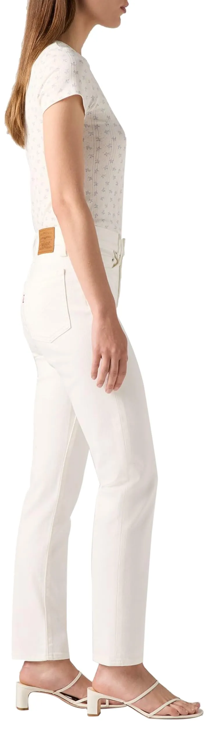 Levi's 724 High Rise Straight Jeans Donna, Cloud Dancer, 29W / 32L - immagine 2