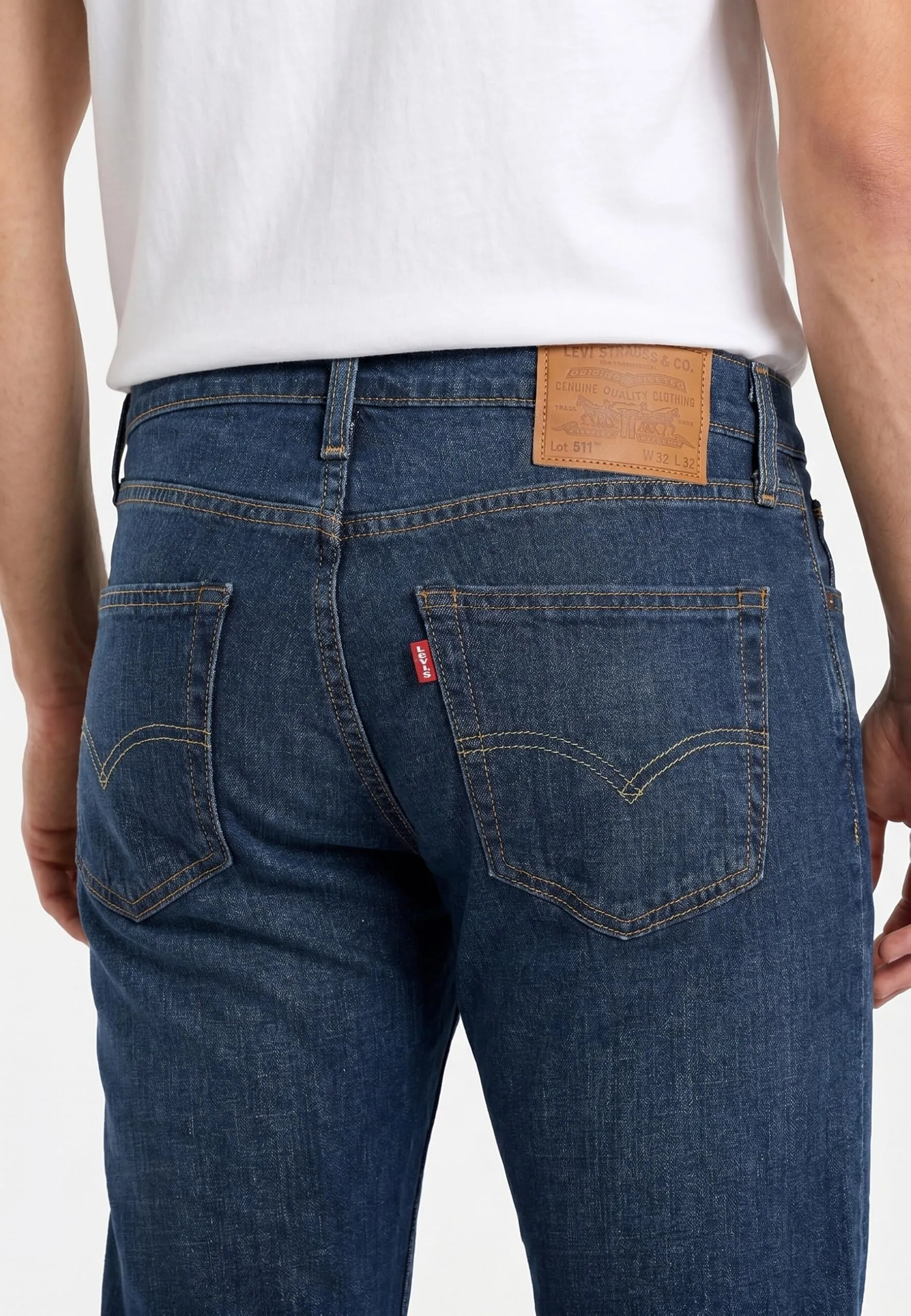 Levi's 511 Slim Jeans Uomo, Part The Sea LTWT, 34W / 32L - immagine 4
