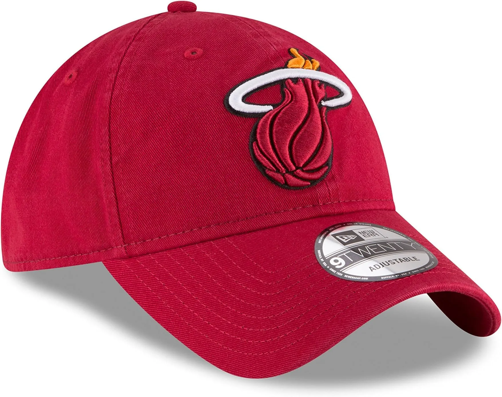 New Era NBA Core Classic 9TWENTY Berretto Regolabile Miami Heat, Taglia Unica - immagine 3