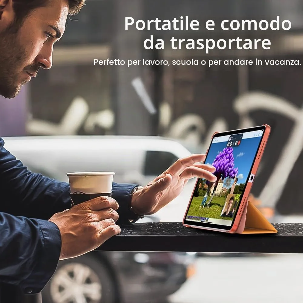 TiMOVO Cover per iPad Air 11" (M4/M3/M2, 5a/4a Gen), Albicocca - immagine 7