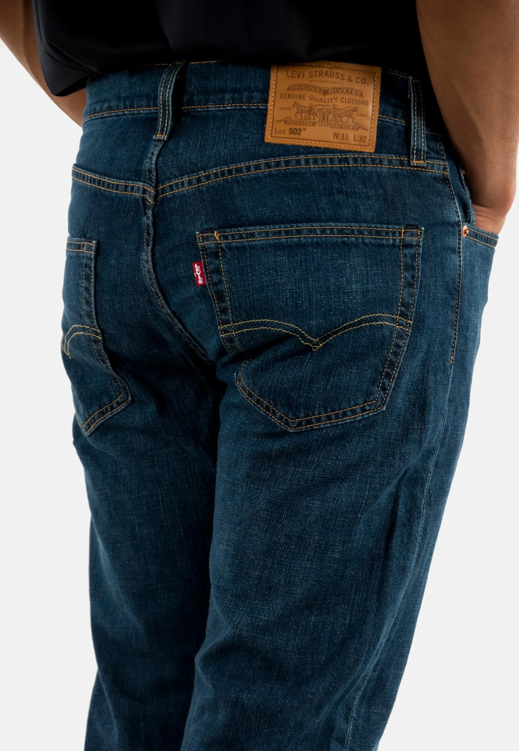 Levi's 502 Taper Jeans Uomo - Part The Sea LTWT, 28W / 32L - immagine 4