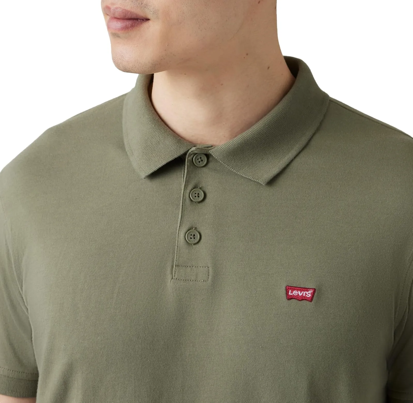 Levi's Housemark Camicia da Uomo, Deep Lichen Green, XS - immagine 6