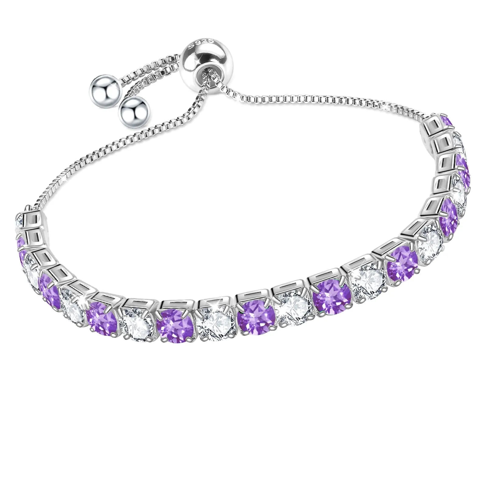 J.Fée Bracciale Tennis Donna in Argento 925 e Zircone 5A - immagine 1