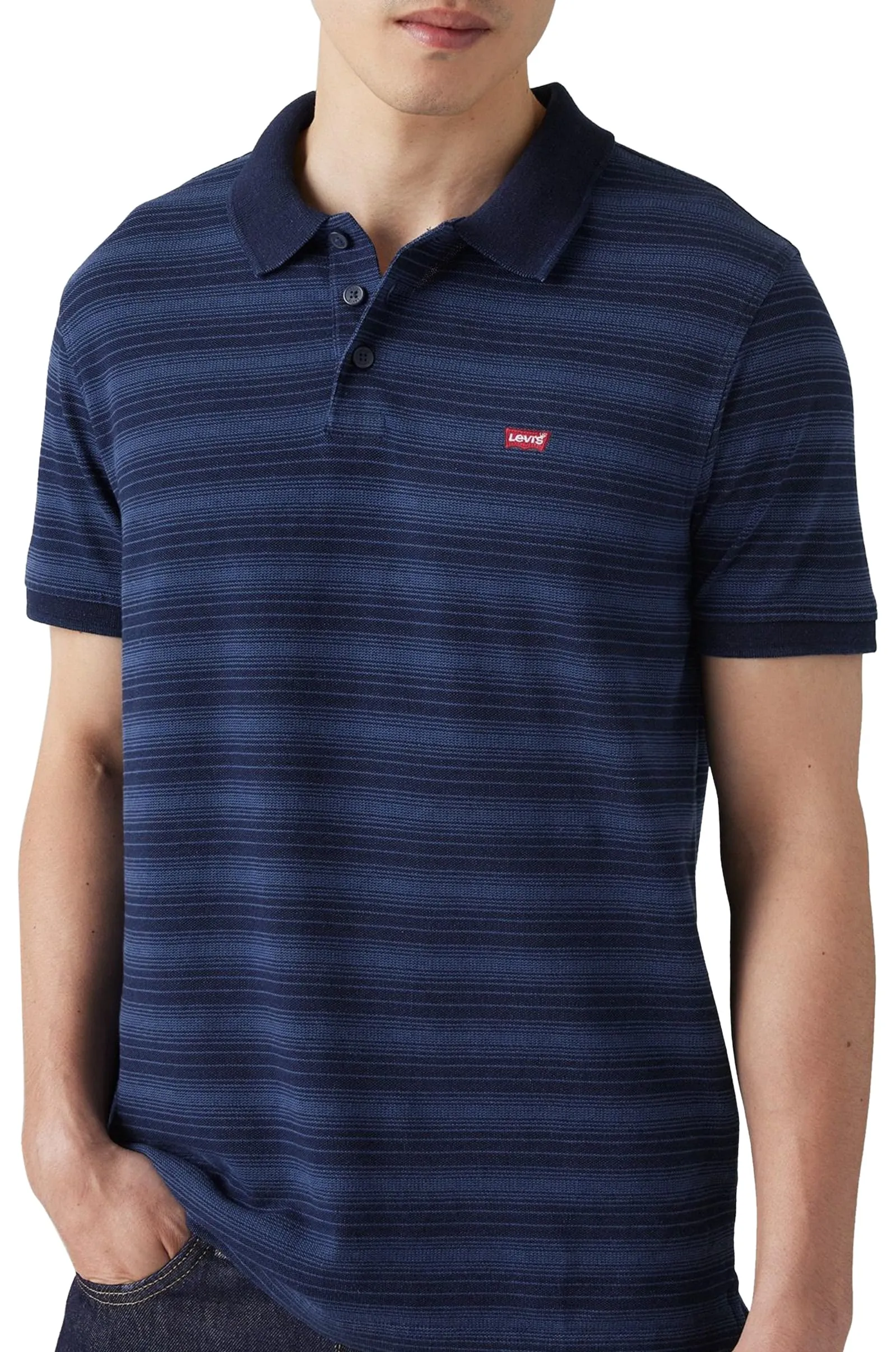 Levi's Housemark Men's Shirt - Rayn Stripe Dark Ind, XS - immagine 4