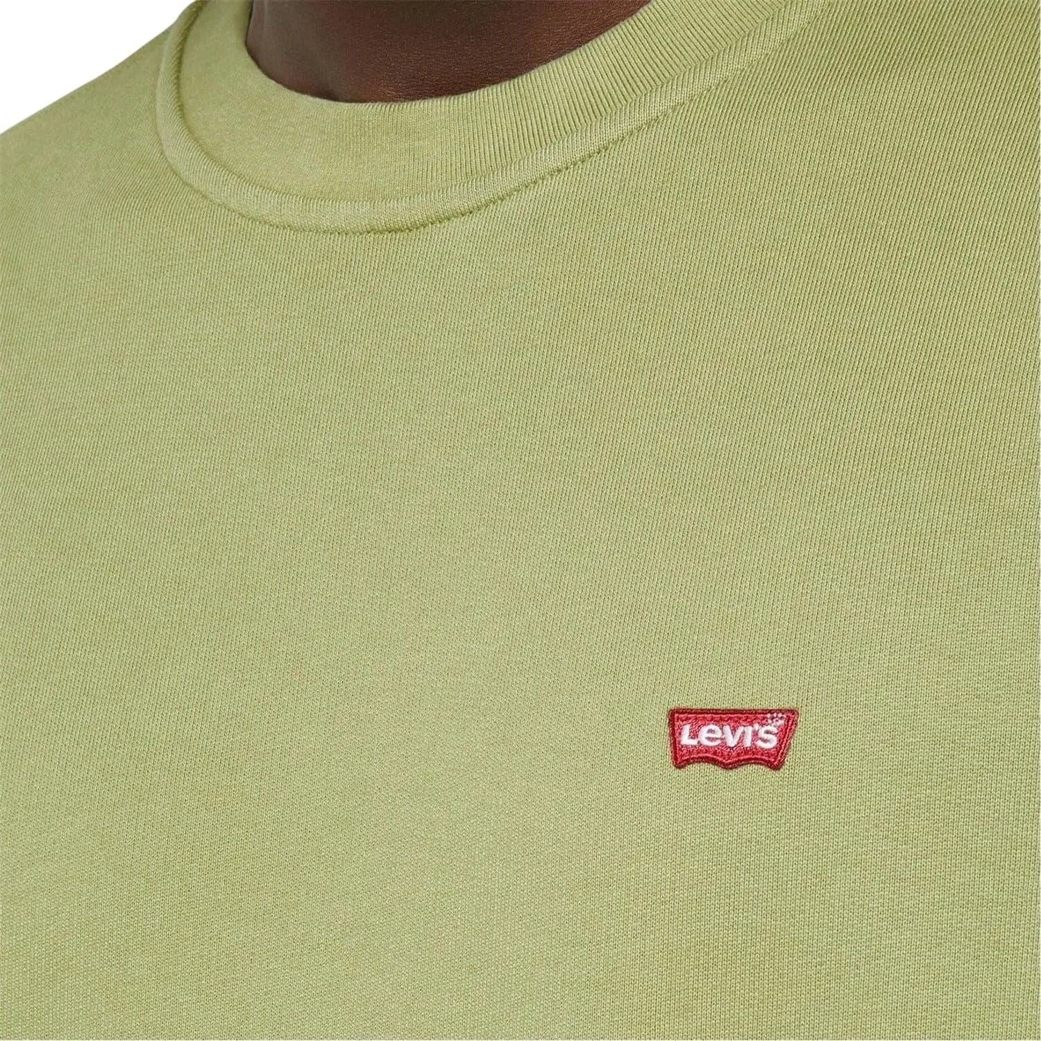 Levi's Crew Felpa Uomo, Sage, XS - immagine 3
