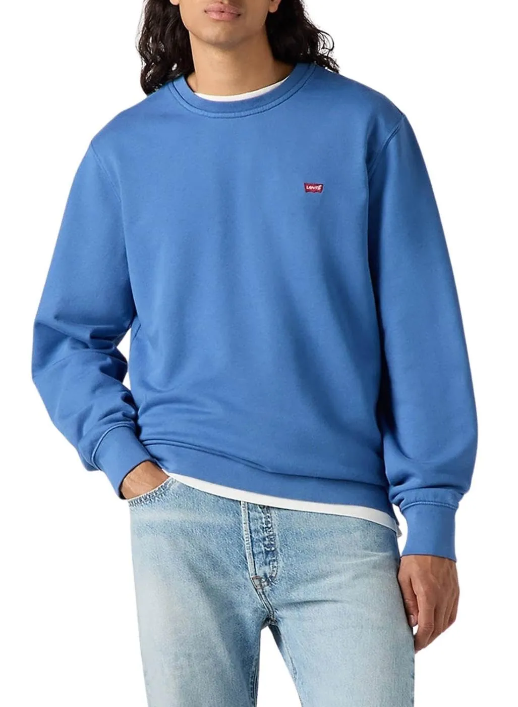 Levi's Crew Felpa Uomo - Dutch Blue - XS - immagine 1