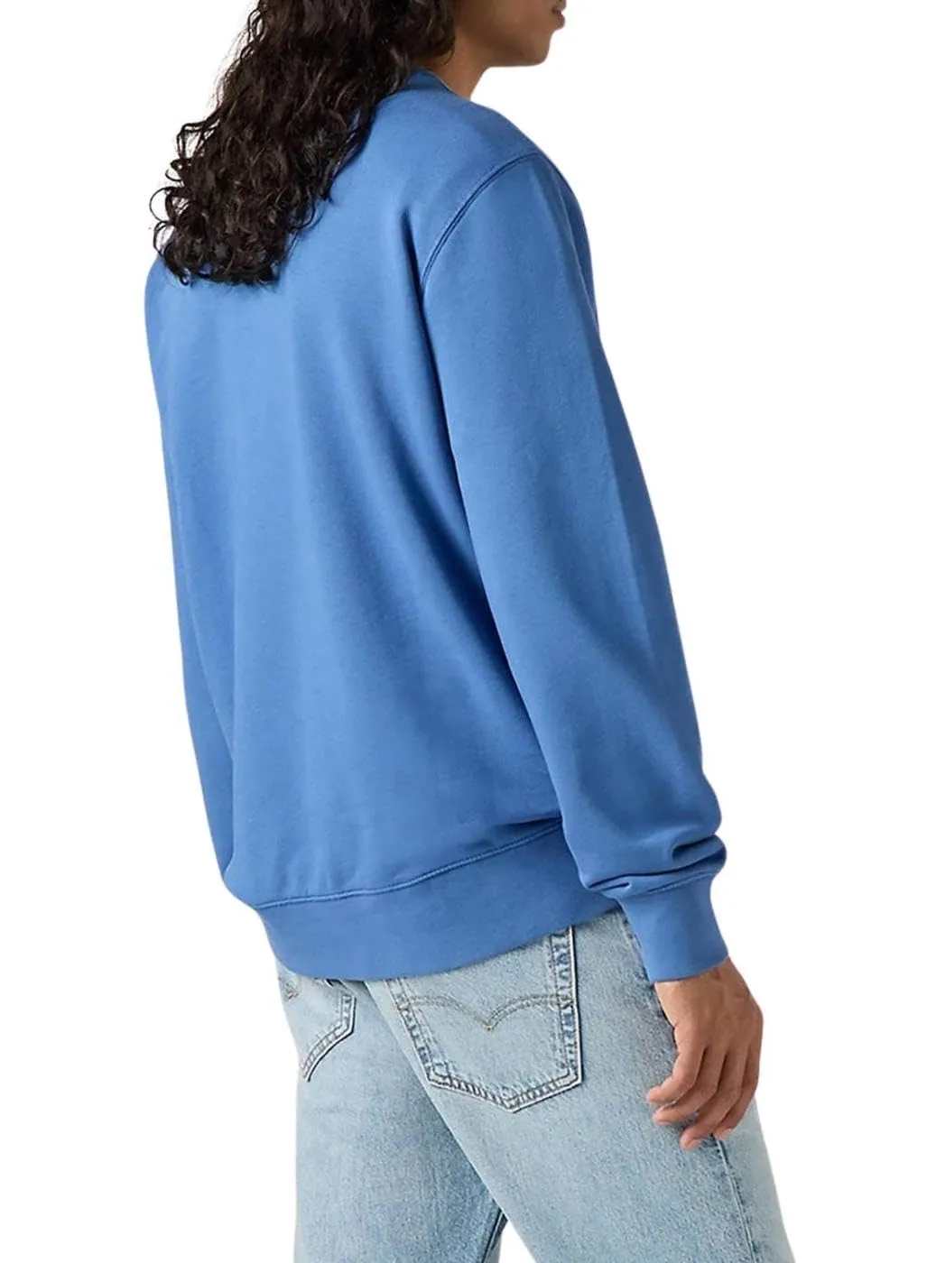 Levi's Crew Felpa Uomo - Dutch Blue - XS - immagine 2