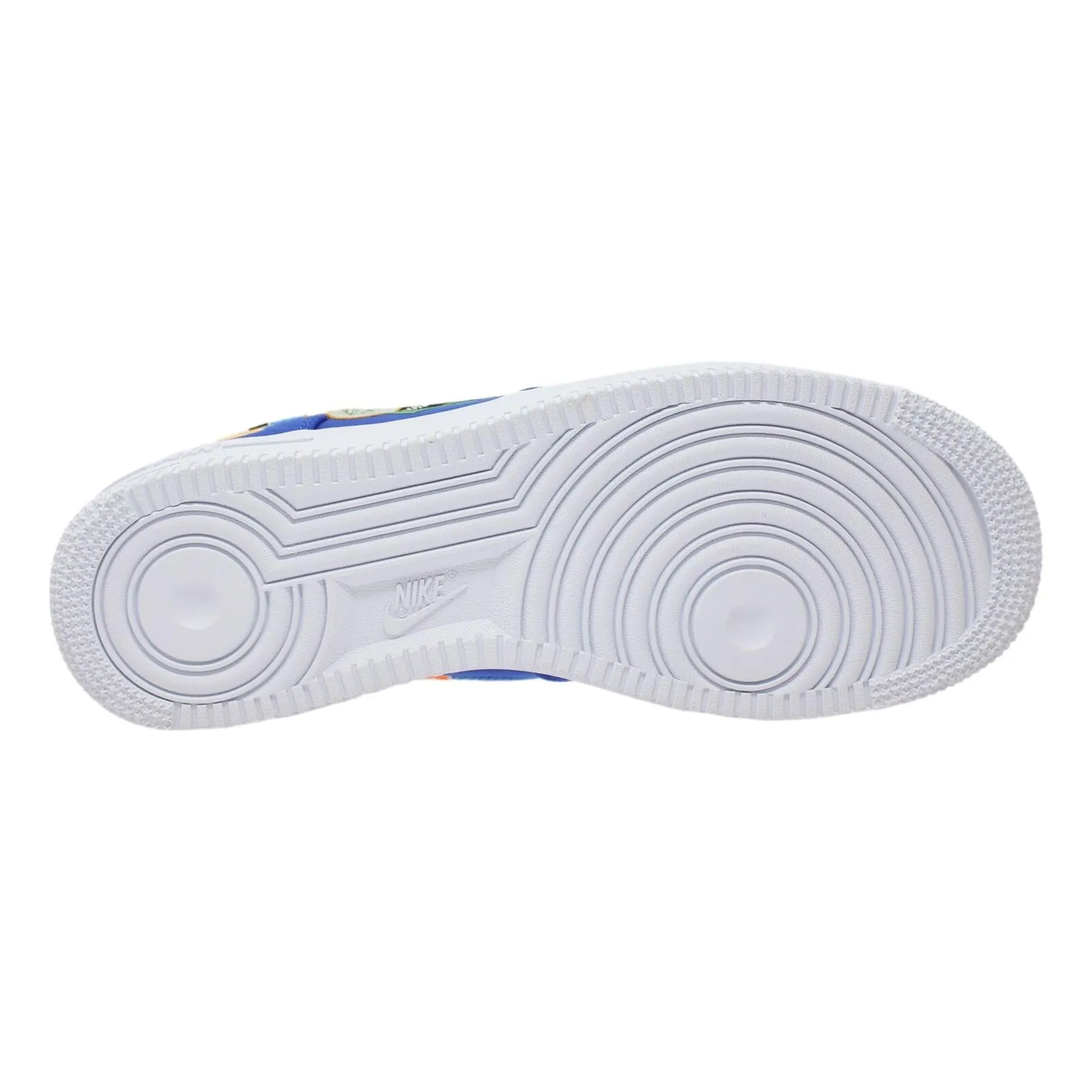 Nike Air Force 1 '07 CT2302 003 Pebbled Leather Pure Platinum Racer Blue University Blue, 42 EU - immagine 6