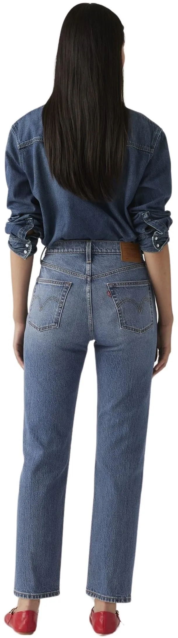 Levi's 501 Crop Jeans - Scanned Answers, 26W / 28L Donna - immagine 3