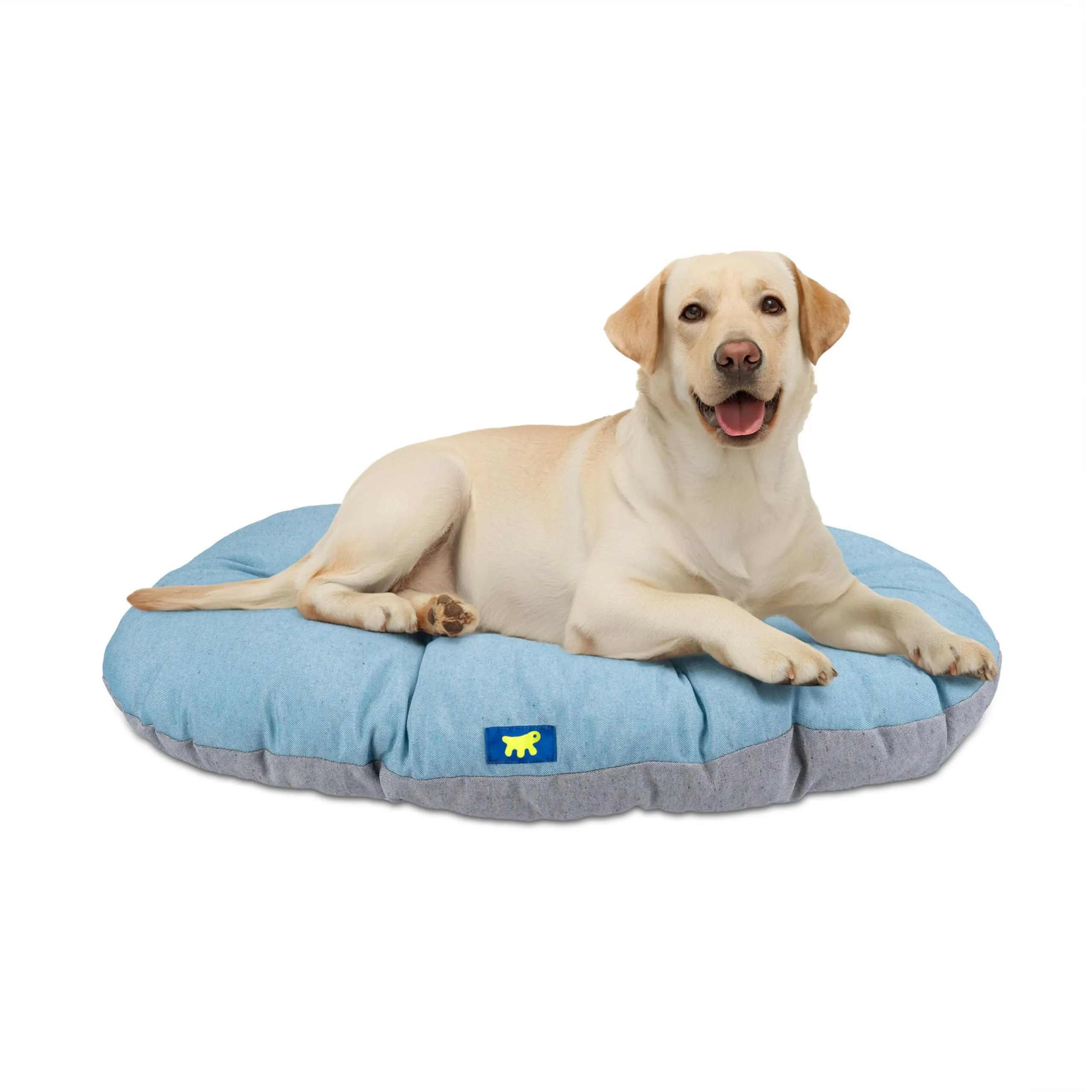 Ferplast Cuccia Cane Relax, Cuscino in Cotone Lavabile, 100 x 63 cm, Azzurro - immagine 1