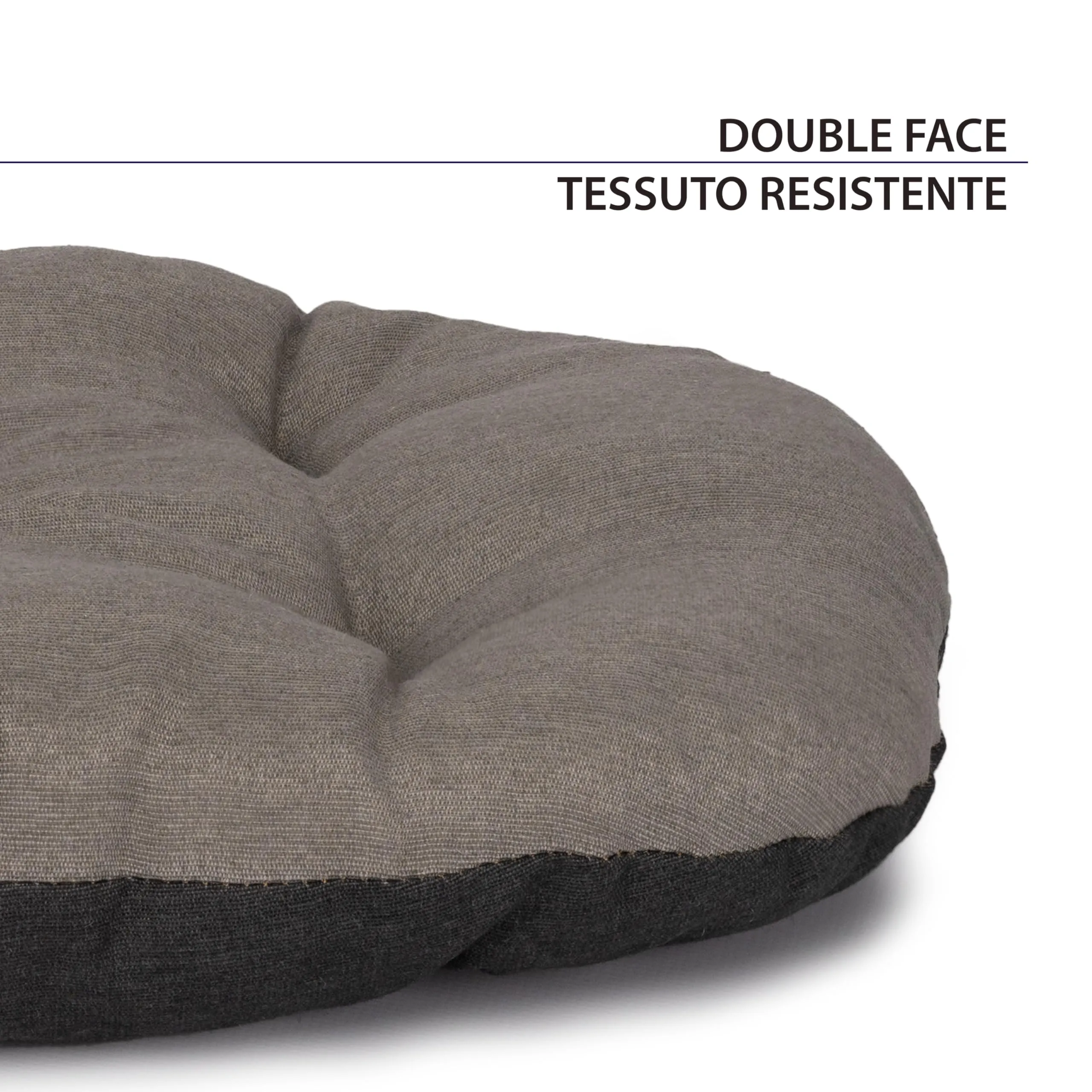 Ferplast Cuccia Cane Relax, Cuscino in Cotone Imbottito, 85 x 55 cm, Marrone - immagine 4