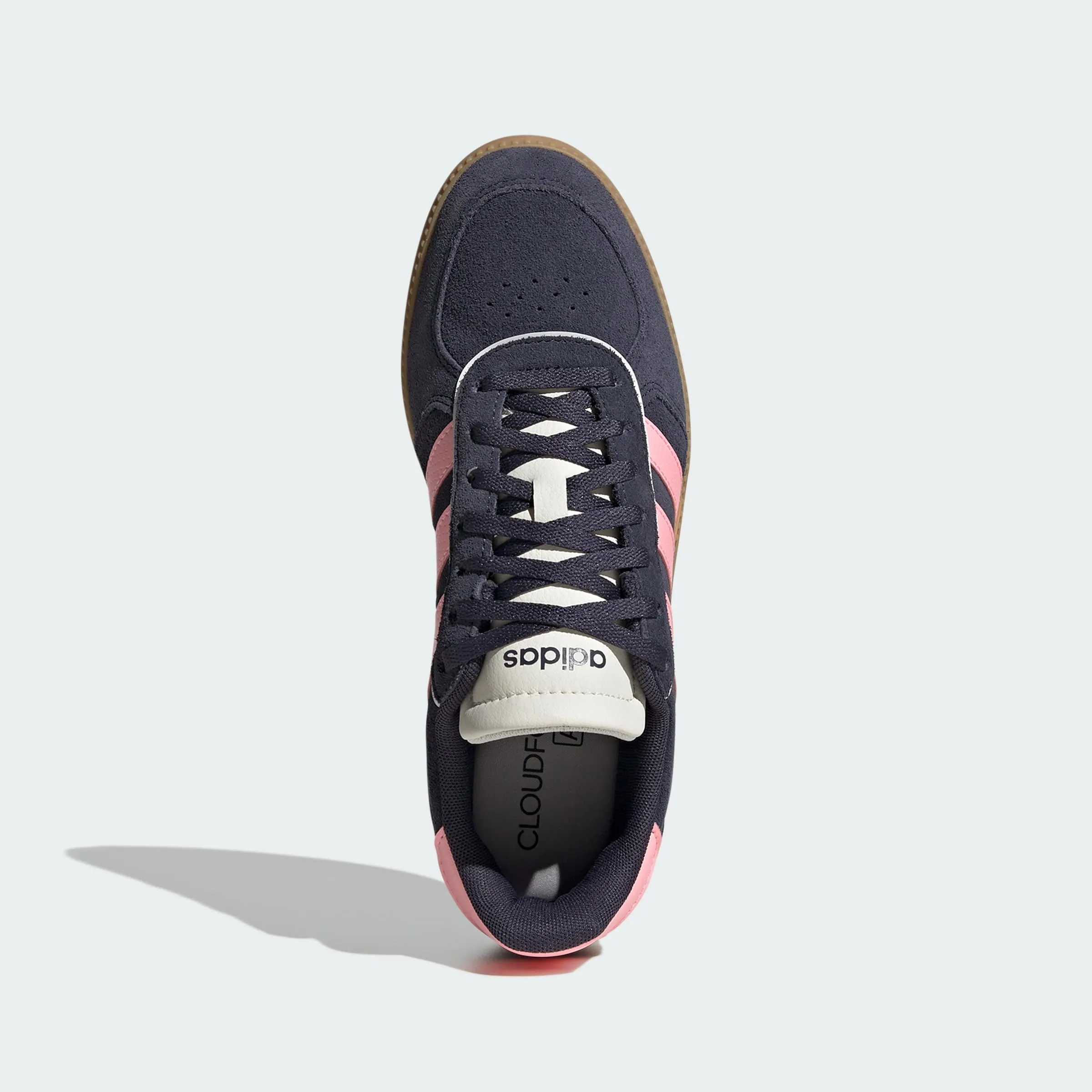 adidas Breaknet Sleek Shoes, Shadow Navy/Pink Spark/Off White, 38 EU - immagine 4
