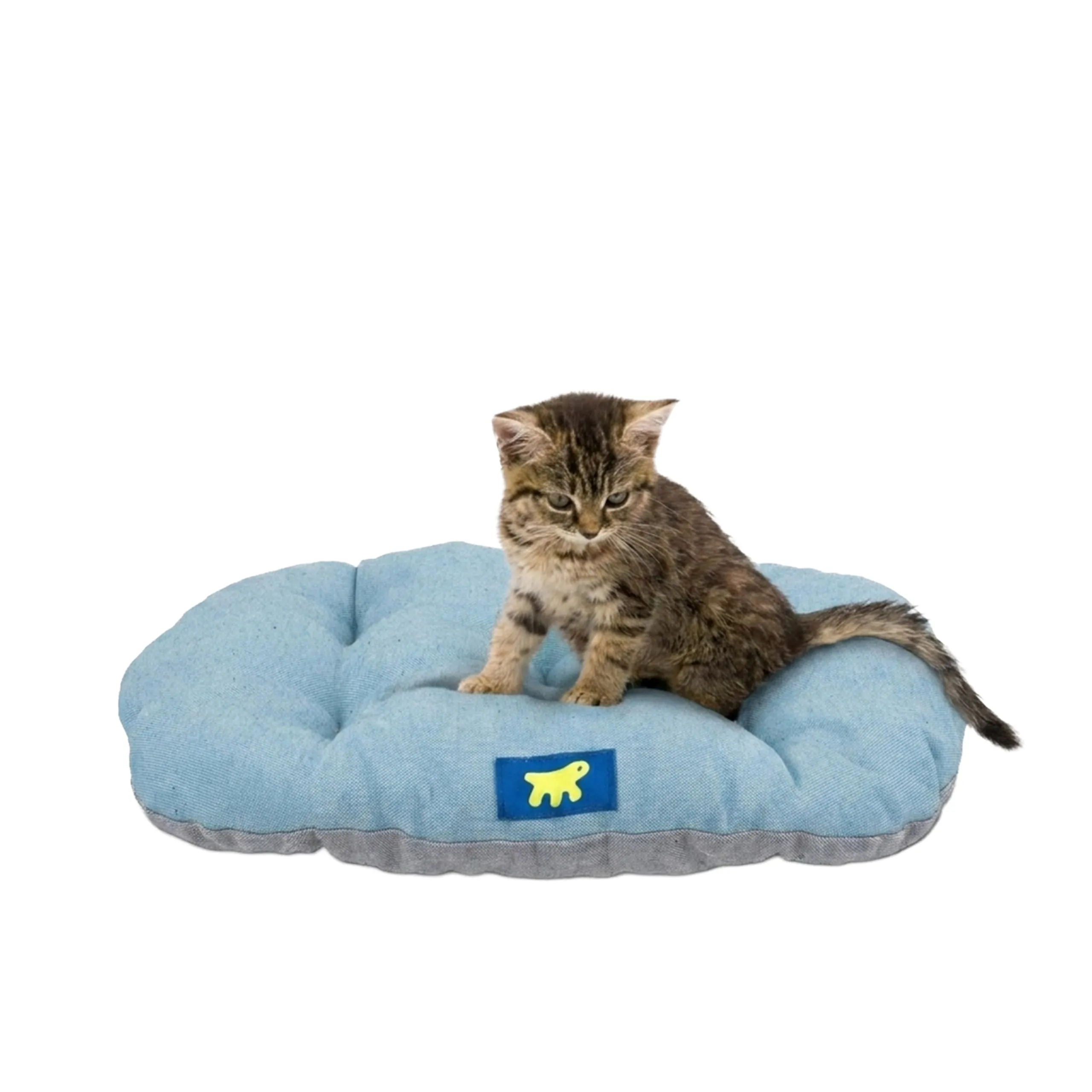 Ferplast Relax Cuscino per Cani e Gatti in Cotone, 43 x 30 cm, Azzurro - immagine 1
