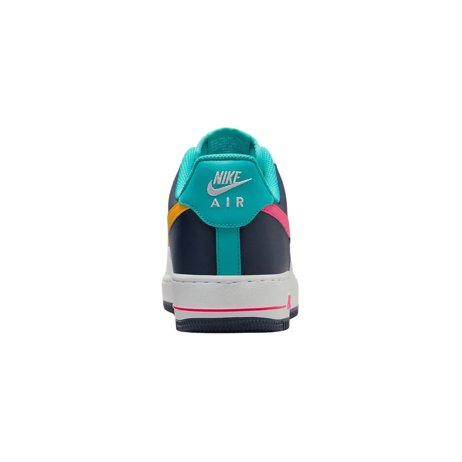 Nike Air Force 1 '07 - Bianco/Rosa Racer/Blu Tuono - HF4849100 - immagine 4
