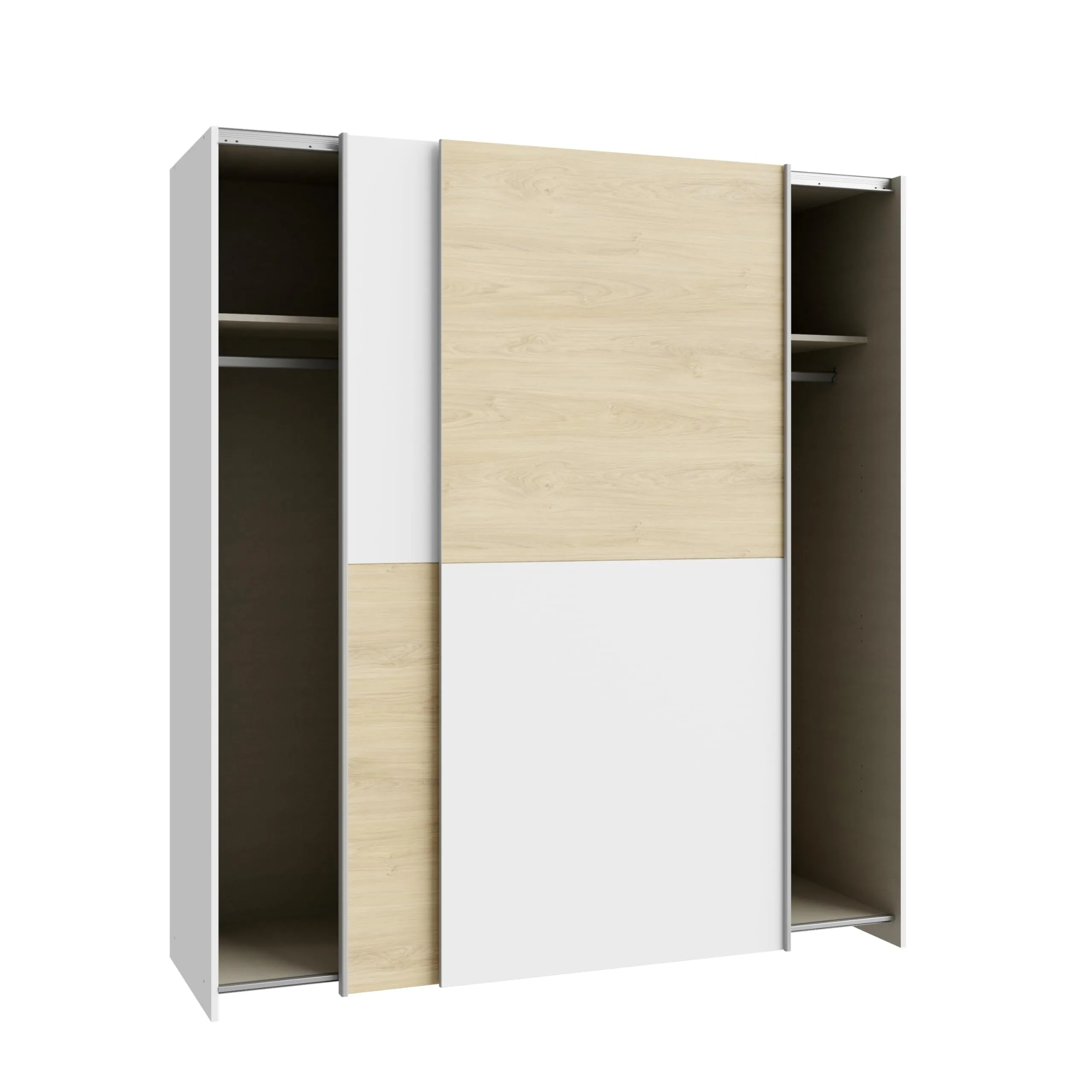 Avanti Trendstore Freddy Armadio con ante scorrevoli in legno truciolare, 170x191x61cm - immagine 4