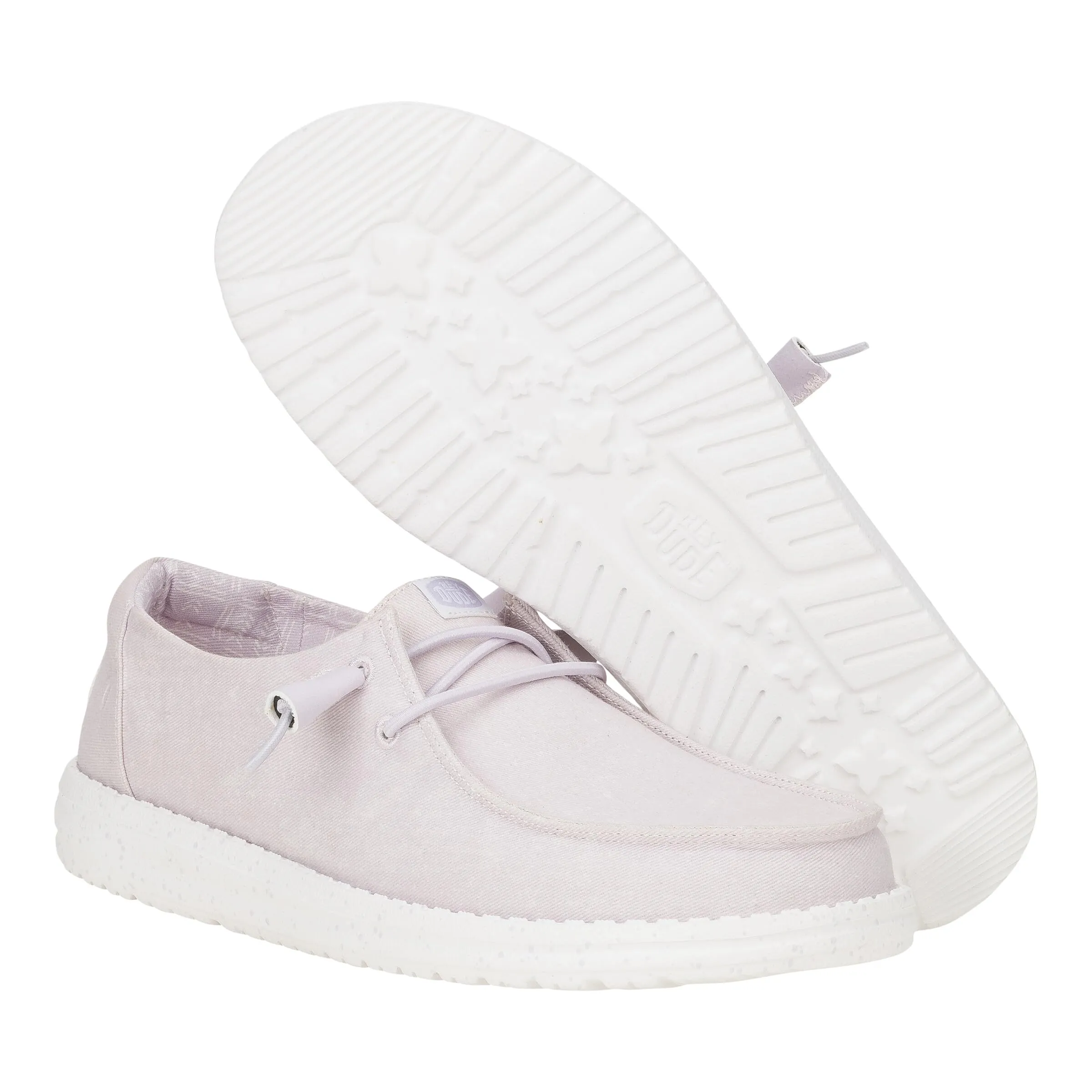 HEYDUDE Wendy Scarpe da donna in tela elasticizzata, Lavanda, 36 EU - immagine 4