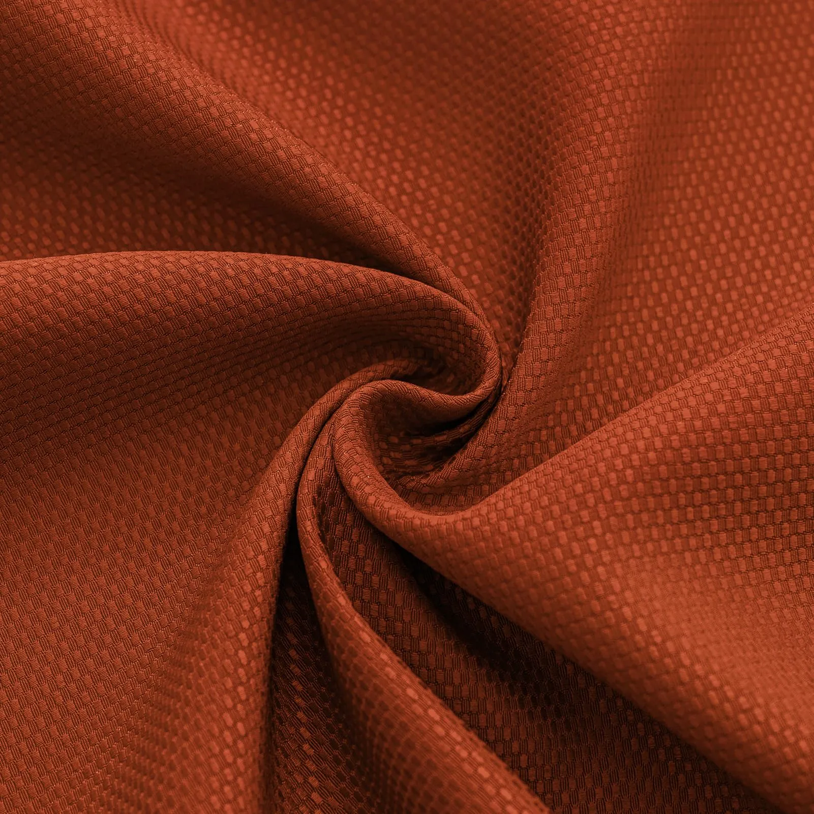 Softalker Tovaglia Rettangolare in Tessuto Jacquard, 132 x 178 cm, Rosso Ruggine - immagine 8