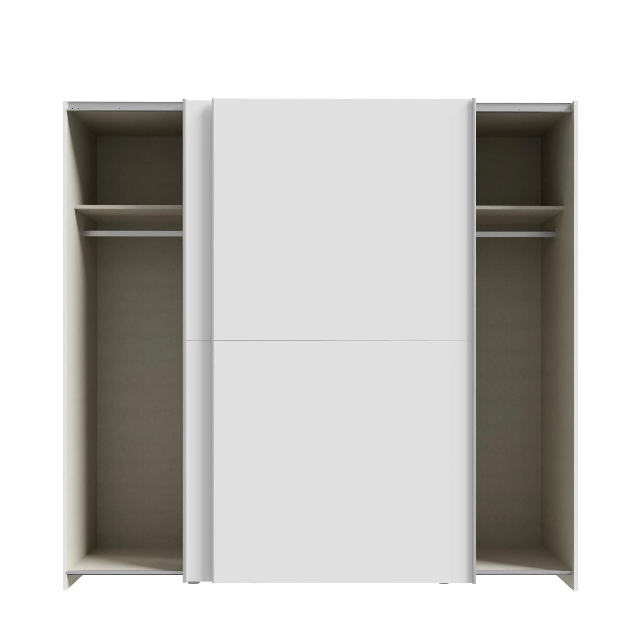 AVANTI TRENDSTORE Armadio Freddy con Ante Scorrevoli in Legno Truciolare, 200 x 191 x 61 cm - immagine 2