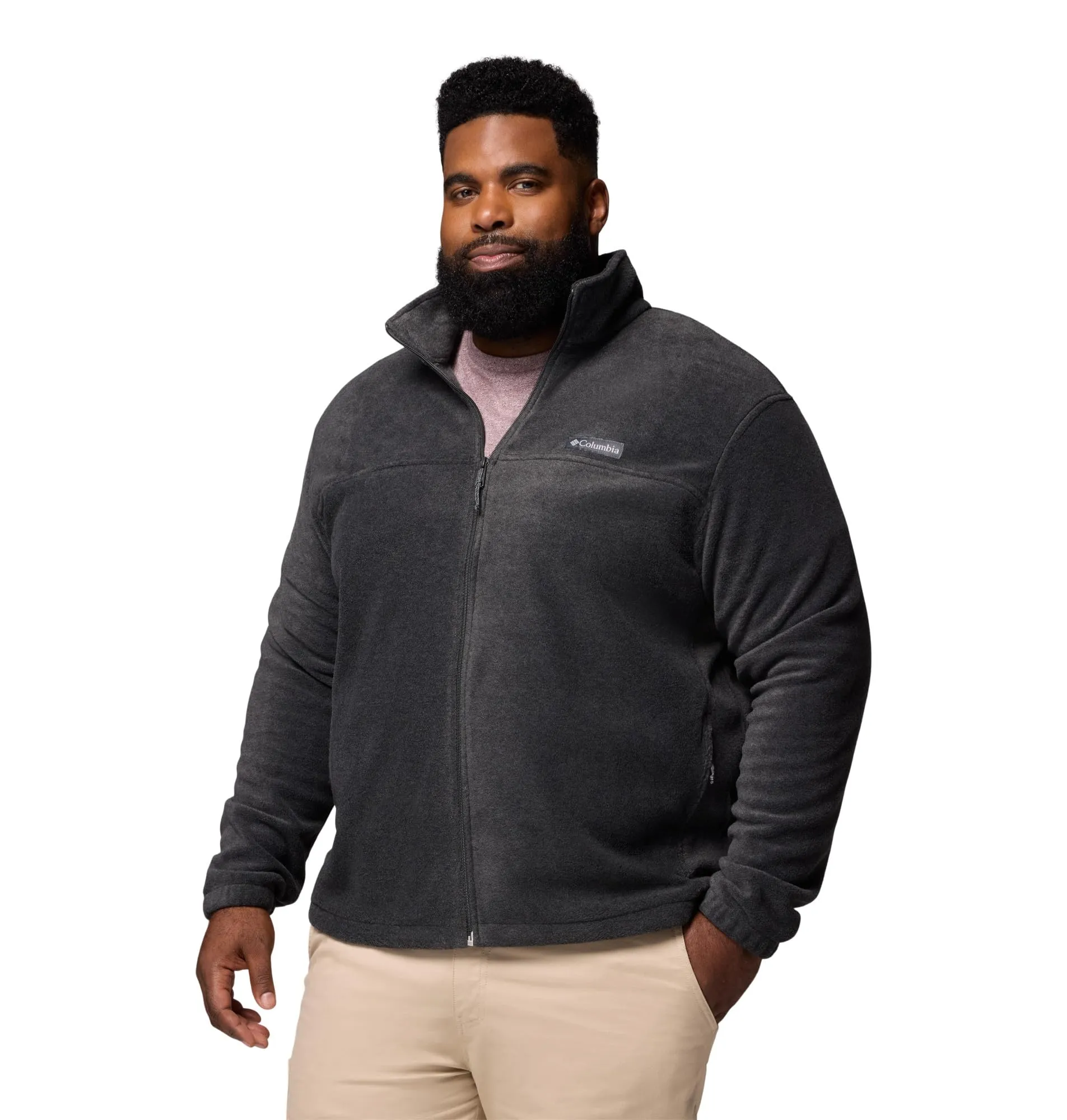 Columbia Steens Mountain Full Zip 2.0 Giacca in pile da uomo, Carbone, 6X - immagine 6
