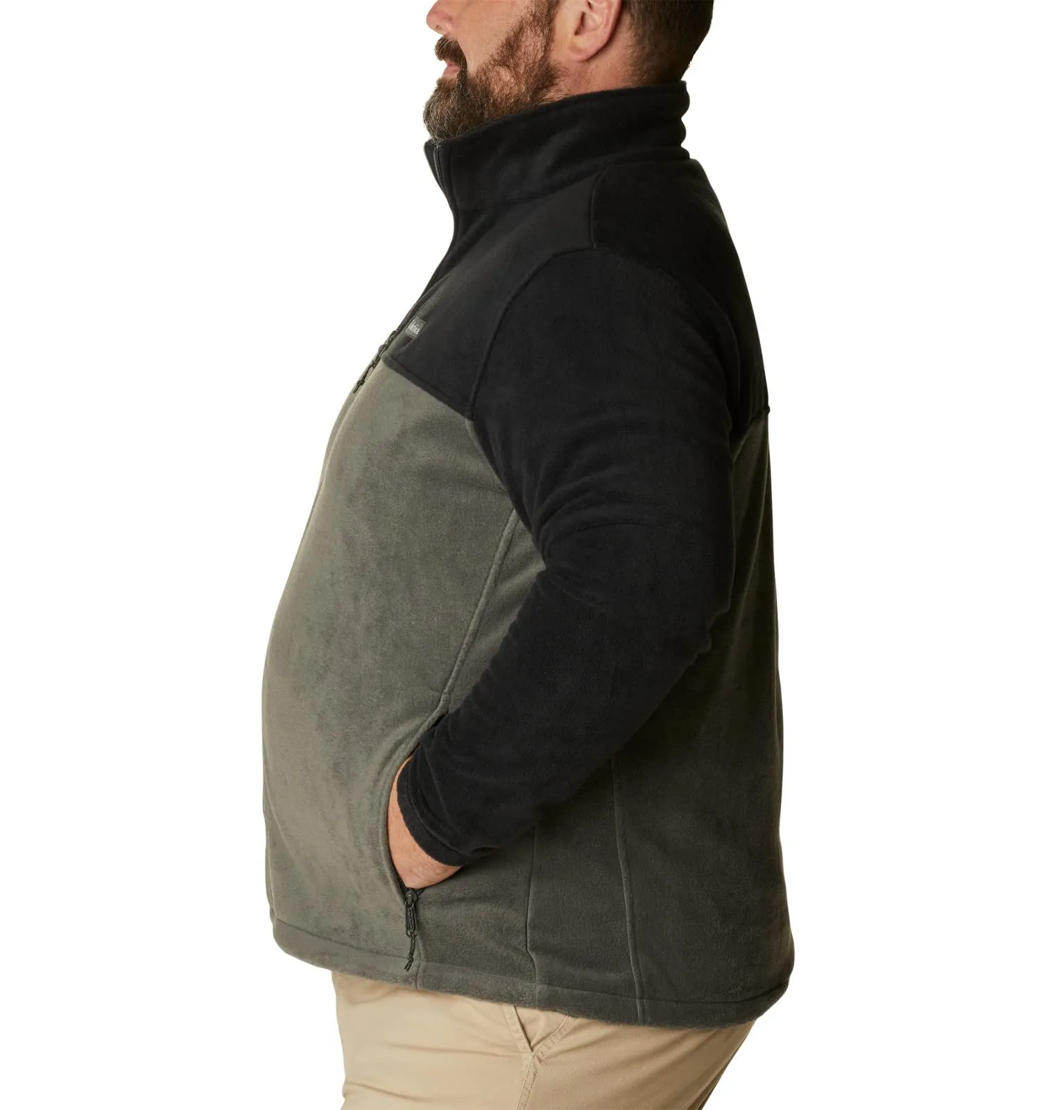 Columbia Steens Mountain Full Zip 2.0 Men's Fleece Jacket, Black/Grill, XL - immagine 8