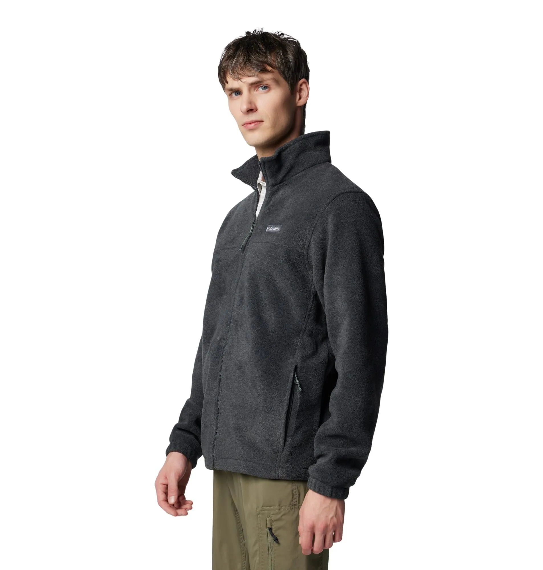Columbia Steens Mountain Full Zip 2.0 Men's Fleece Jacket, Charcoal Heather, S - immagine 5