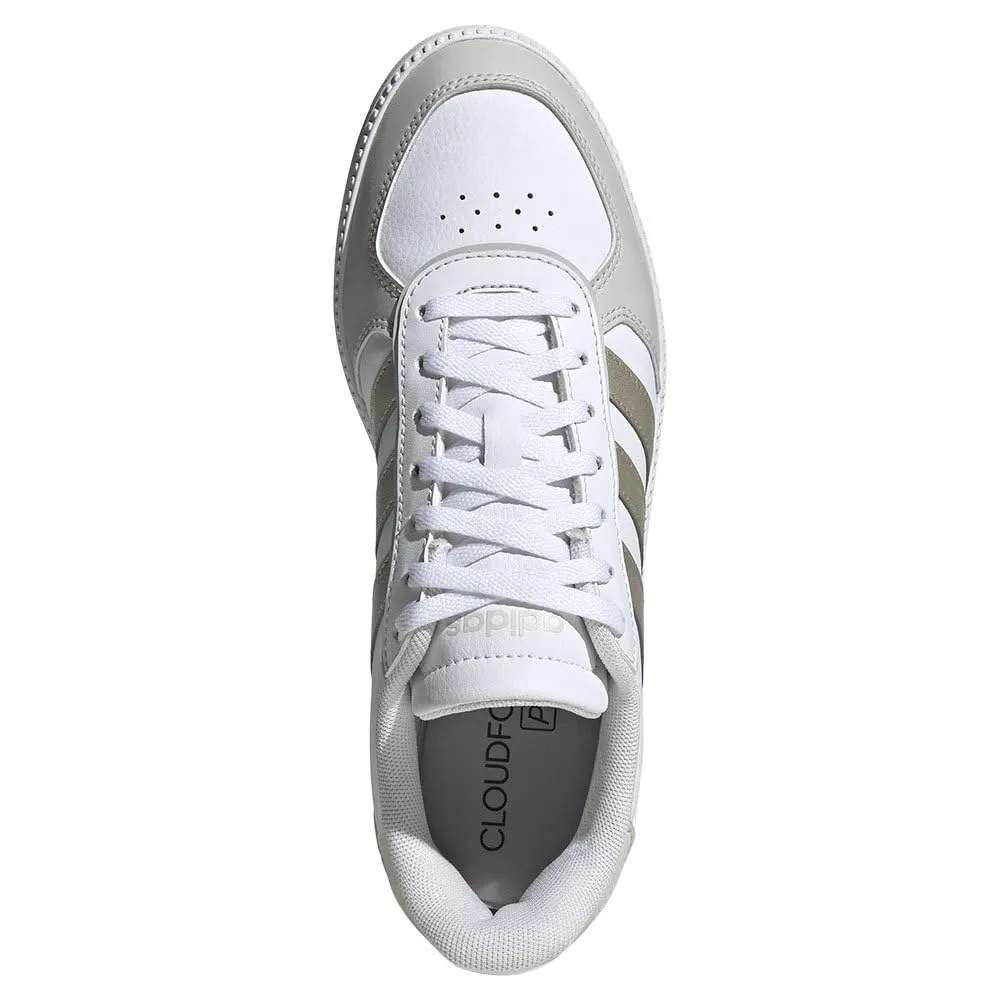 adidas Breaknet Scarpe da Ginnastica in Pelle Bianca IH5458 - immagine 6