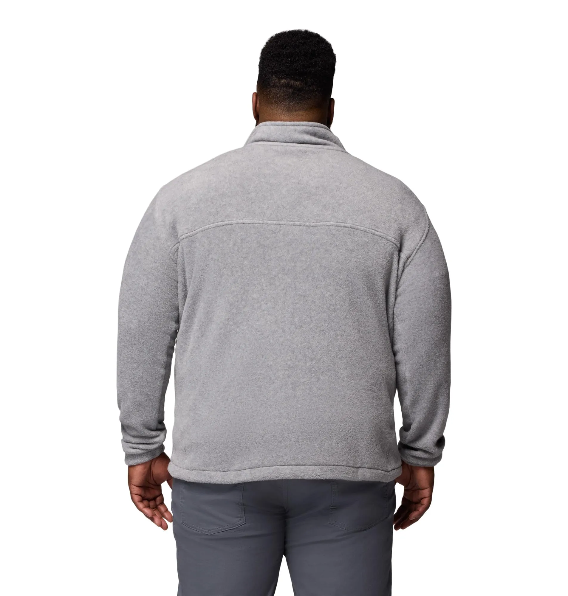 Columbia Steens Mountain Full Zip 2.0 Men's Fleece Jacket, Light Grey Heather, M - immagine 6