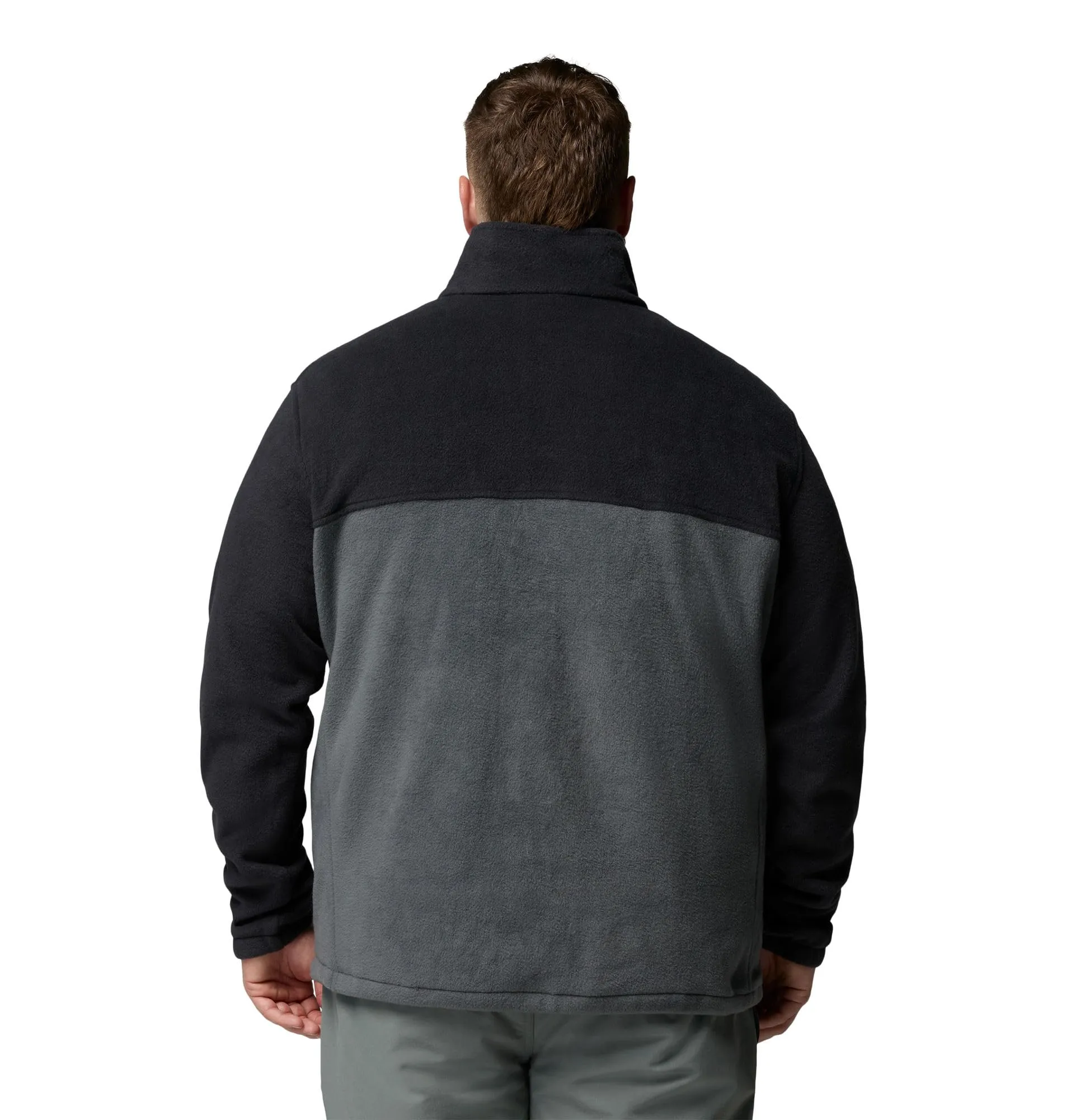 Columbia Giacca in pile da uomo, Black/Grill, 5XL - immagine 6
