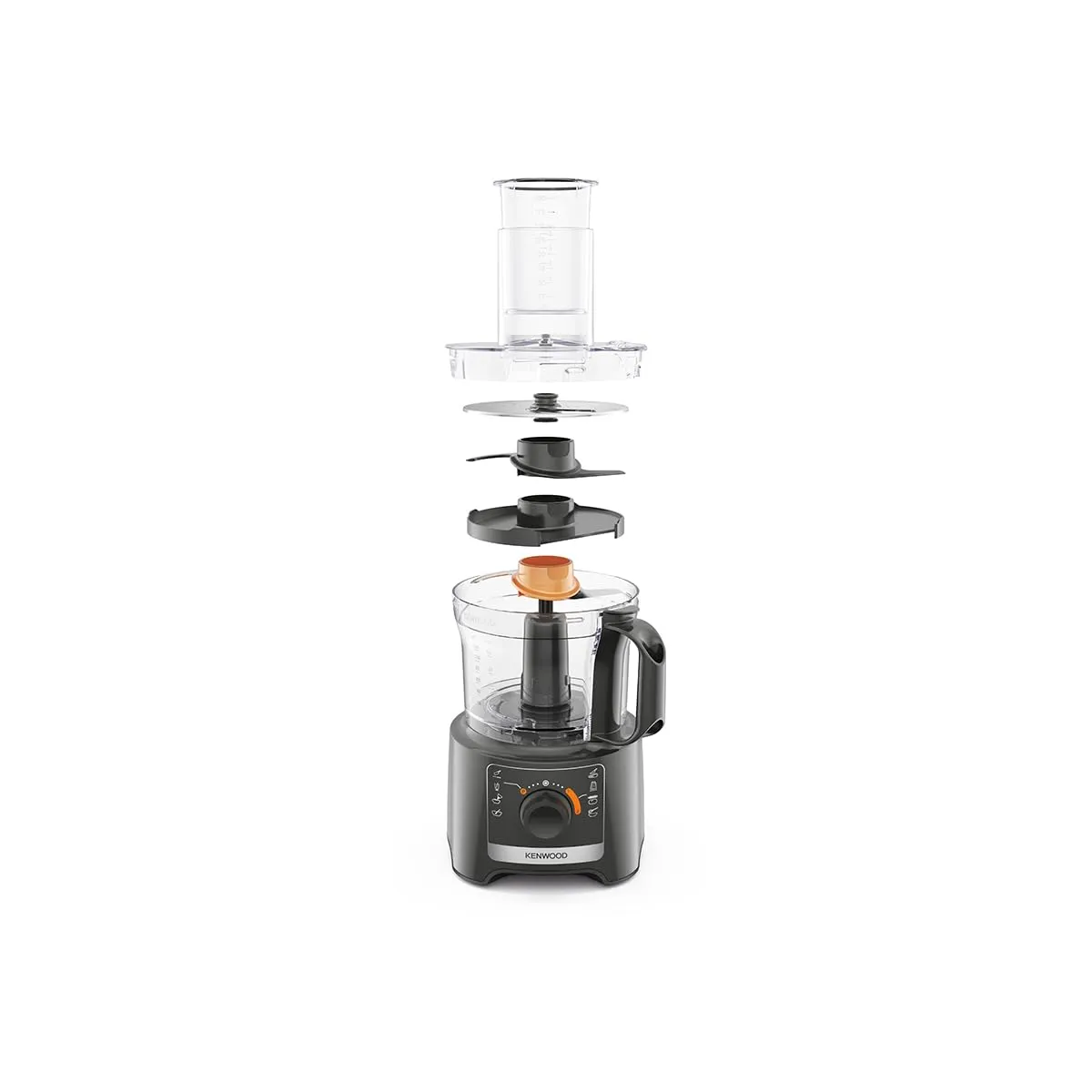 Kenwood MultiPro Compact FDP31.360GY Robot da Cucina Multifunzione, 800W, Grigio - immagine 5