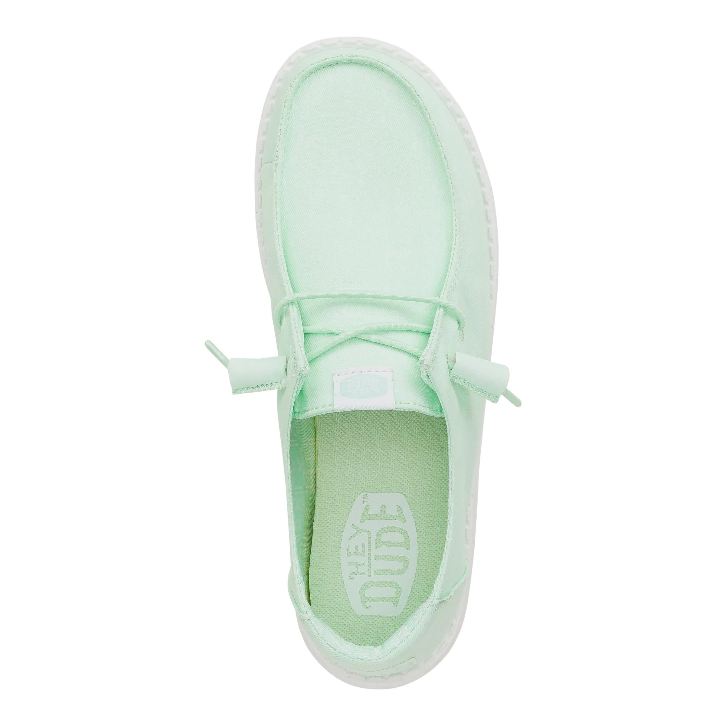 HEYDUDE Wendy Stretch Canvas Slip-On Sneakers, Bay Blue, 38 - immagine 5