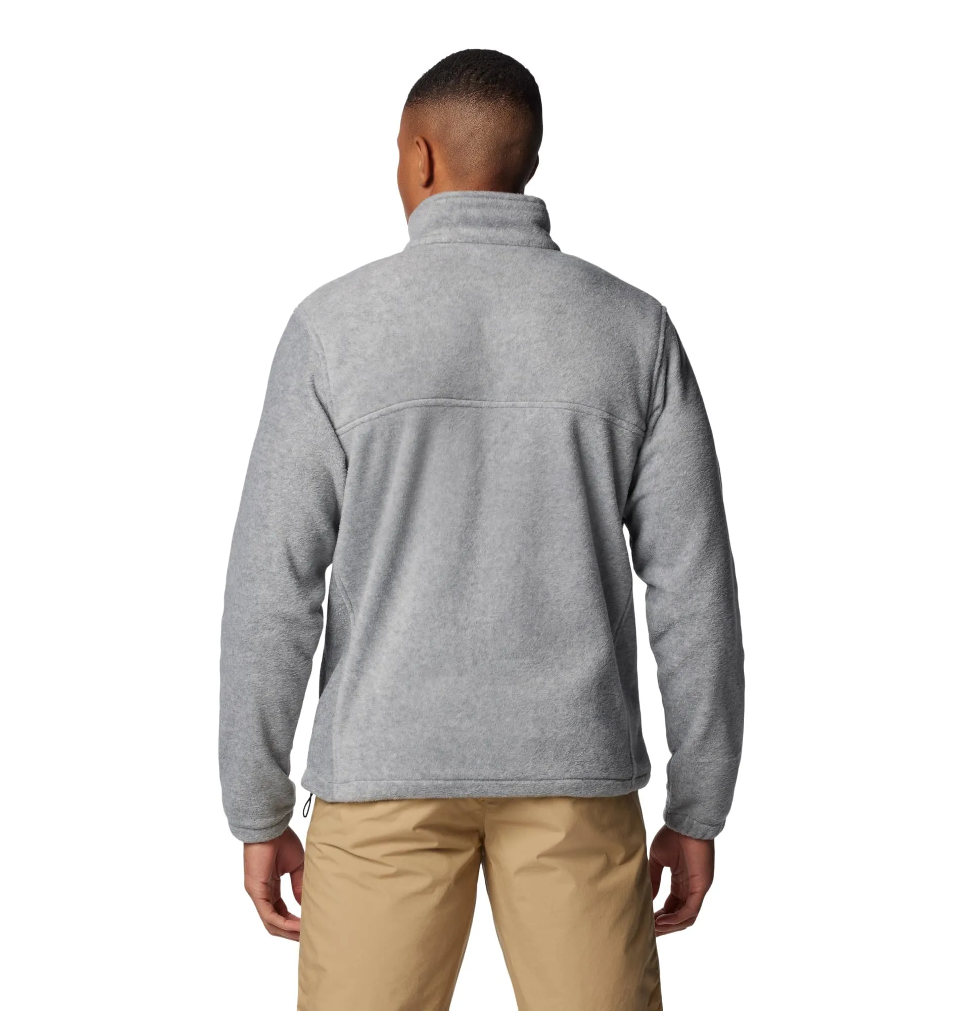 Columbia Steens Mountain Full Zip 2.0 Giacca in pile da uomo, Light Grey Heather, 3XL Lungo - immagine 2
