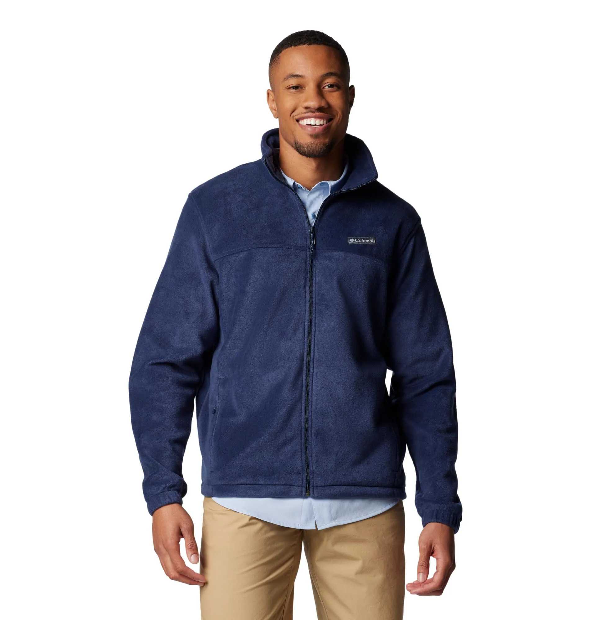 Columbia Steens Mountain Full Zip 2.0 Men's Fleece Jacket, Collegiate Navy, S - immagine 1