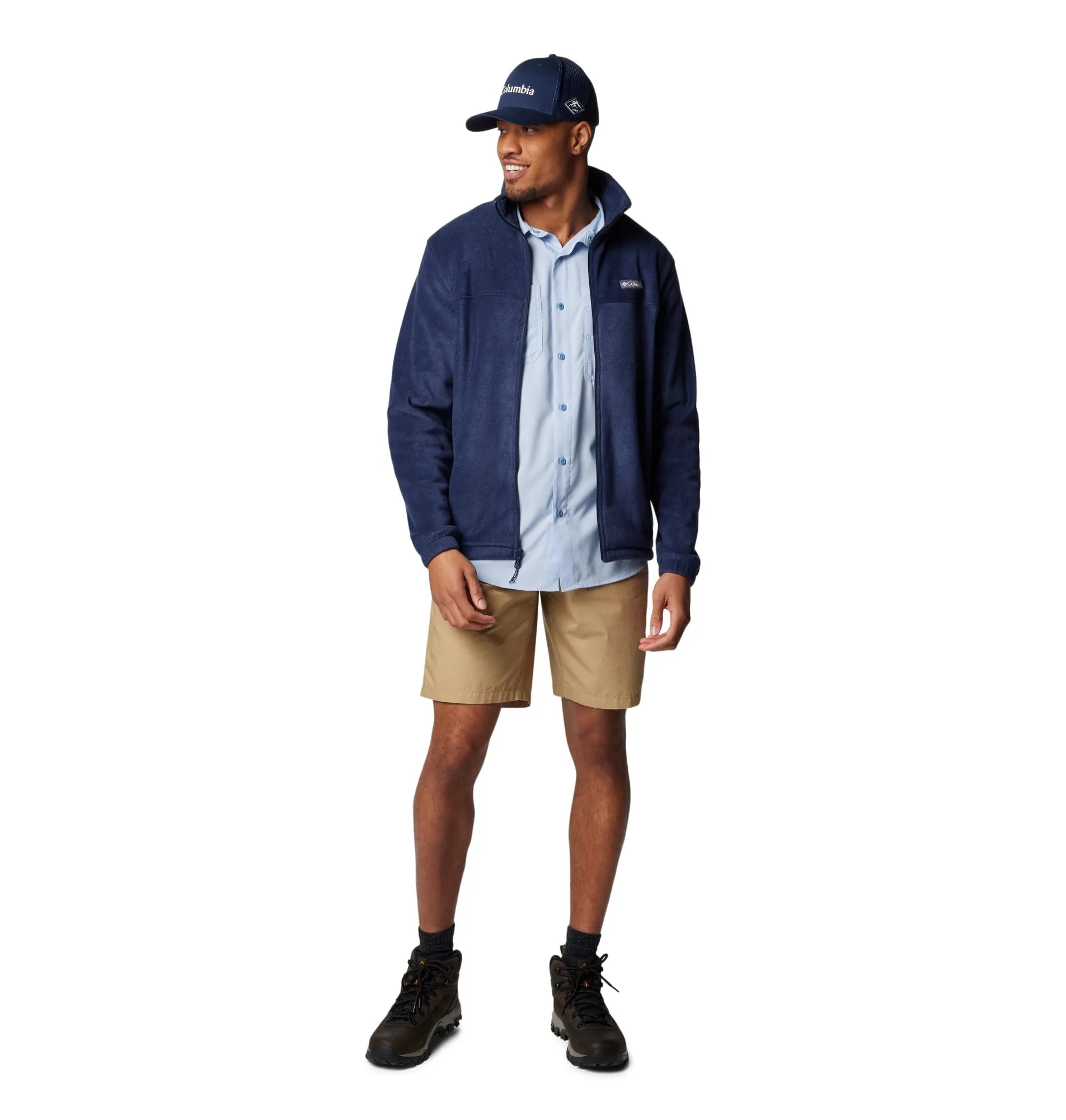 Columbia Steens Mountain Full Zip 2.0 Men's Fleece Jacket, Collegiate Navy, L - immagine 3