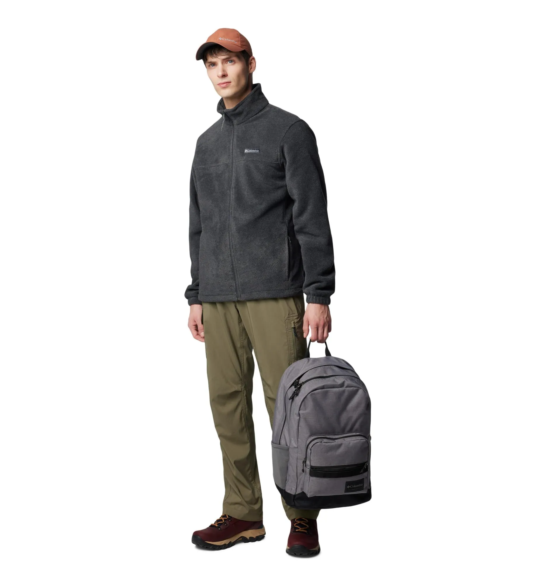 Columbia Steens Mountain Full Zip 2.0 Giacca in pile da uomo, Carbone, XL Tall - immagine 4