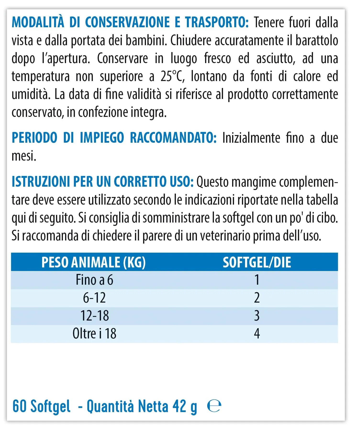 F & F Active Pet Cute e Pelo, Mangime Complementare per Cani e Gatti, 60 Perle - immagine 5