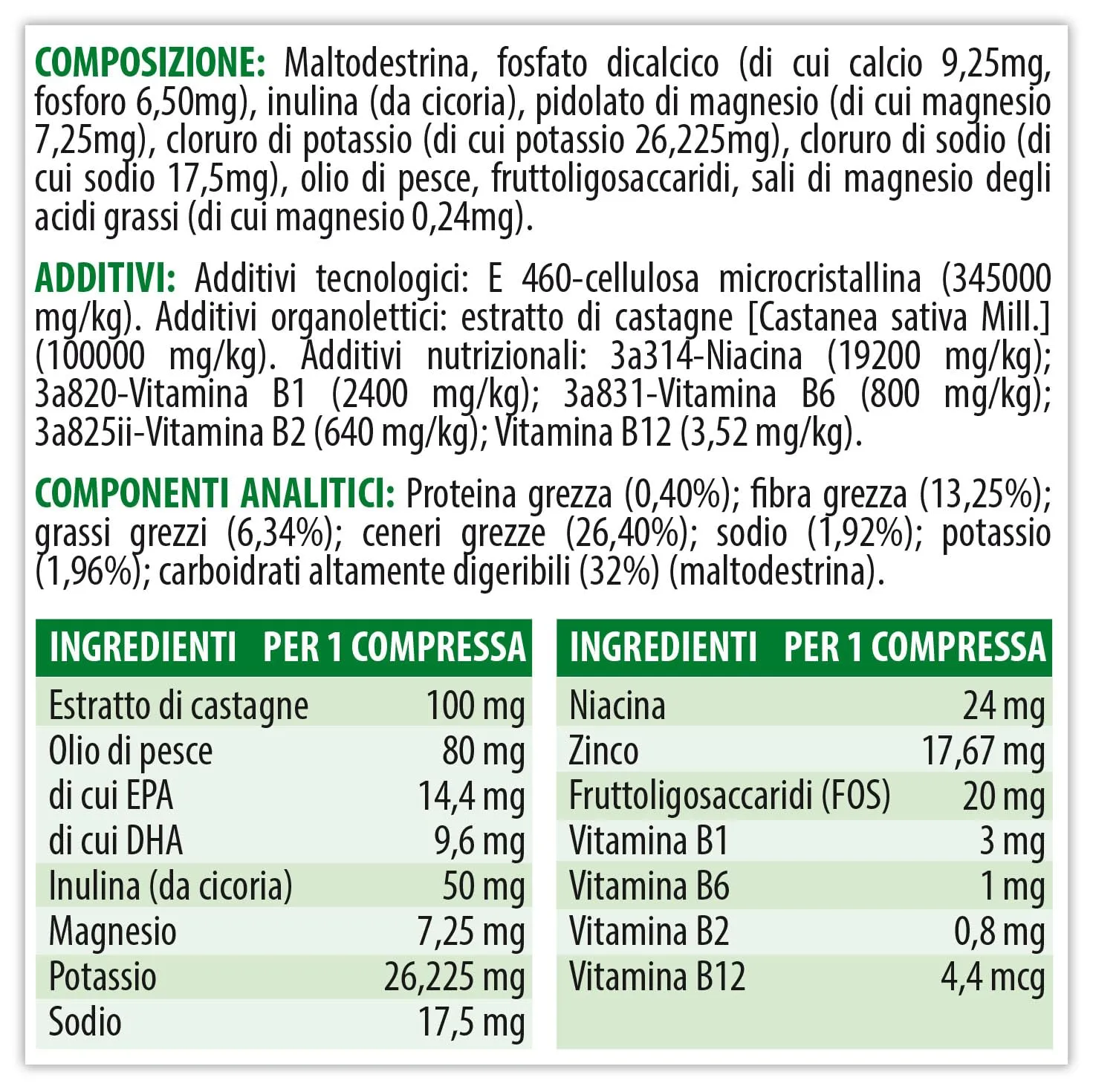 F & F Active Pet Gastrointestinale, Mangime Complementare, 30 Compresse - immagine 4