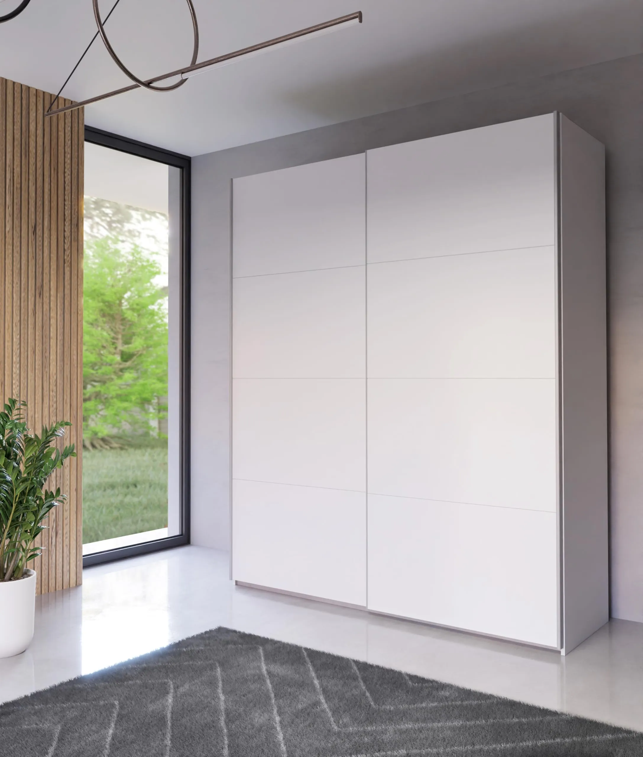 AVANTI TRENDSTORE Freddy 2 Armadio con ante scorrevoli in legno truciolare 170,3x210,5x61,2 cm - immagine 7