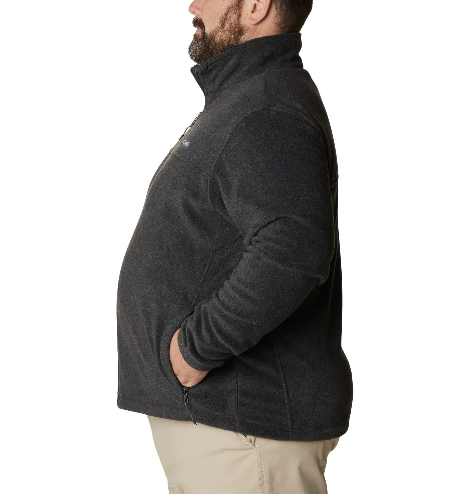 Columbia Steens Mountain Full Zip 2.0 Men's Fleece Jacket, Charcoal Heather, XXL - immagine 9