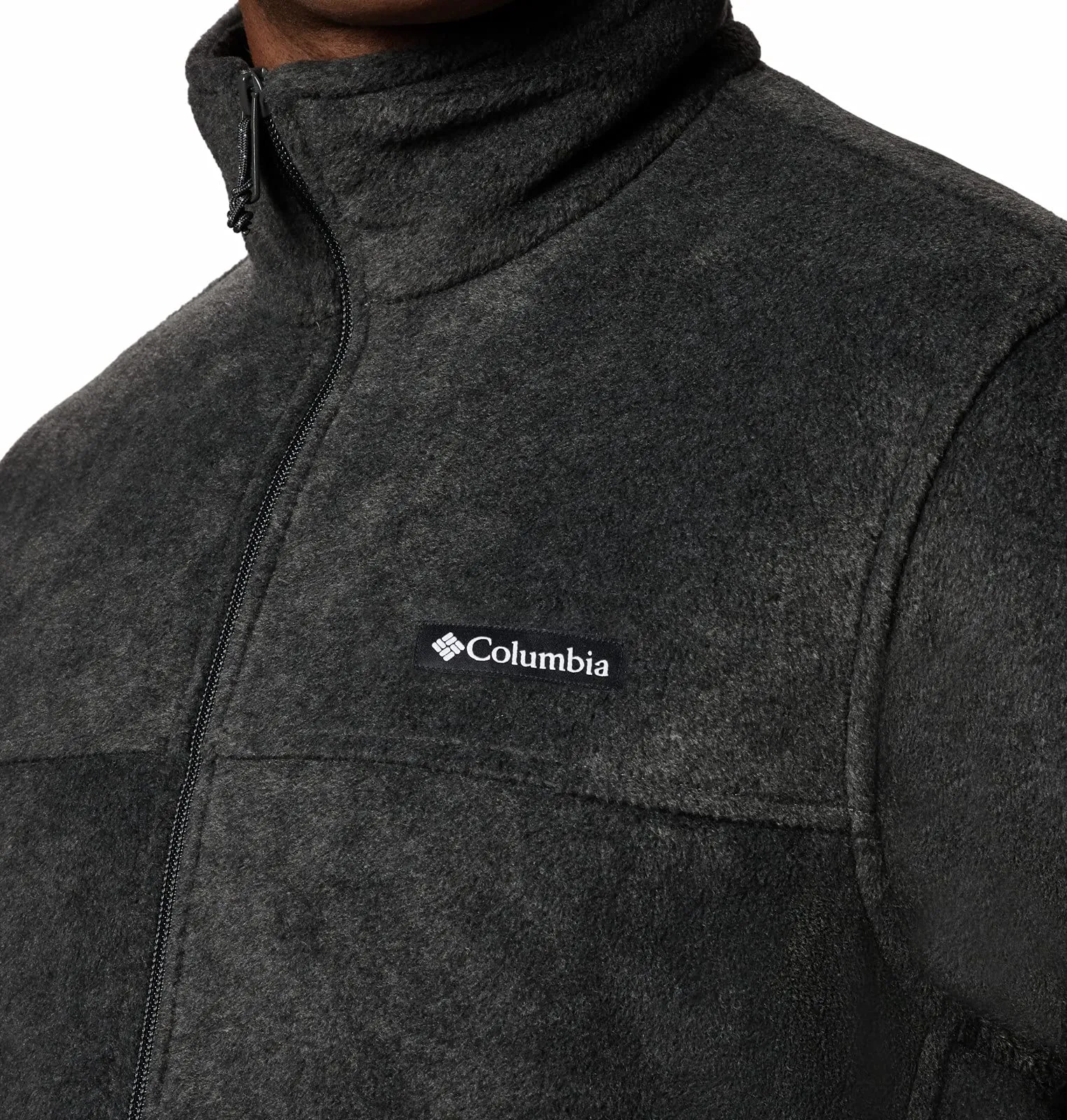 Columbia Steens Mountain Full Zip 2.0 Men's Fleece Jacket, Charcoal Heather, XL - immagine 5