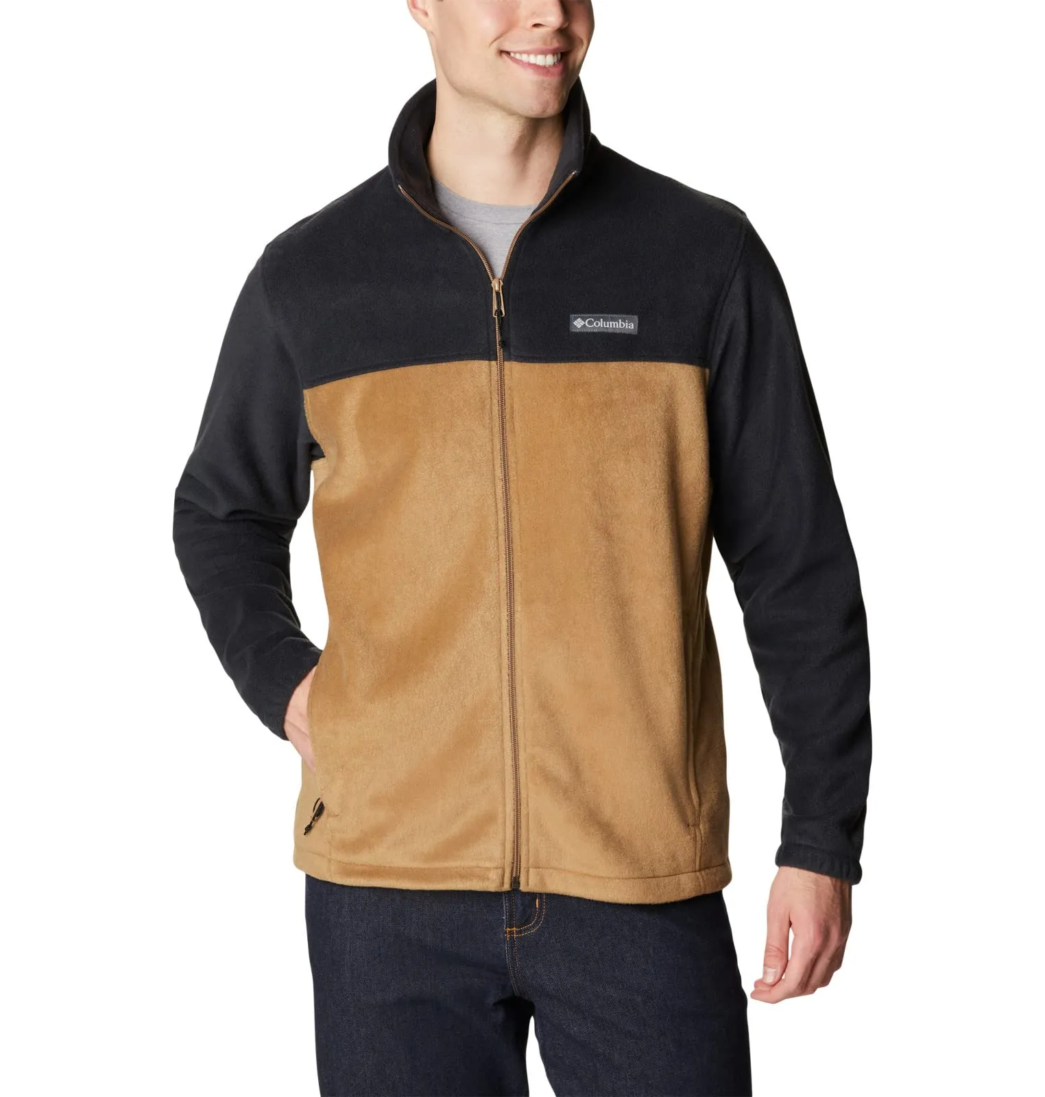 Columbia Steens Mountain Full Zip 2.0 Fleece Jacket Men's, Nero/Delta, 3X - immagine 1