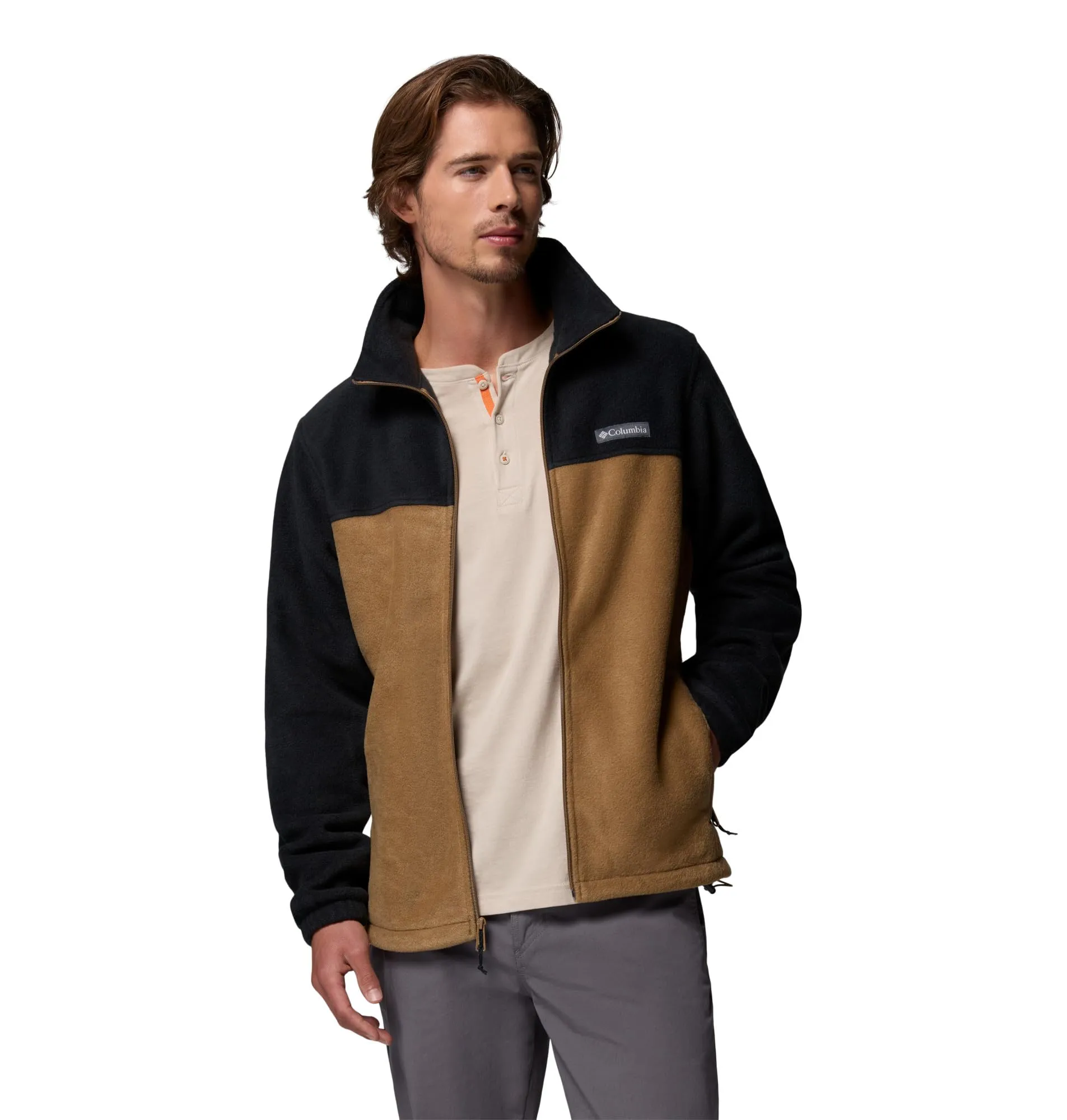 Columbia Steens Mountain Full Zip 2.0 Polyfleece Jacket for Men - Black Delta - immagine 5