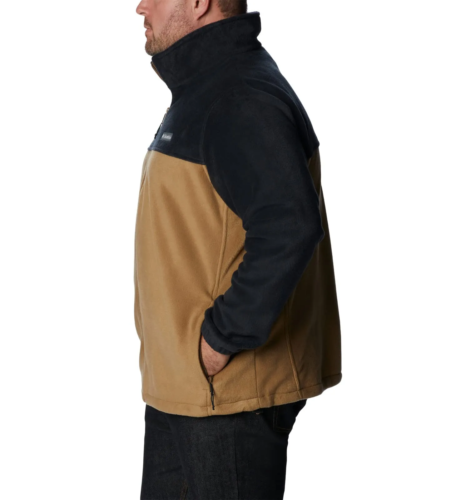 Columbia Steens Mountain Full Zip 2.0 Men's Fleece Jacket, Nero/Delta, XL Tall - immagine 9