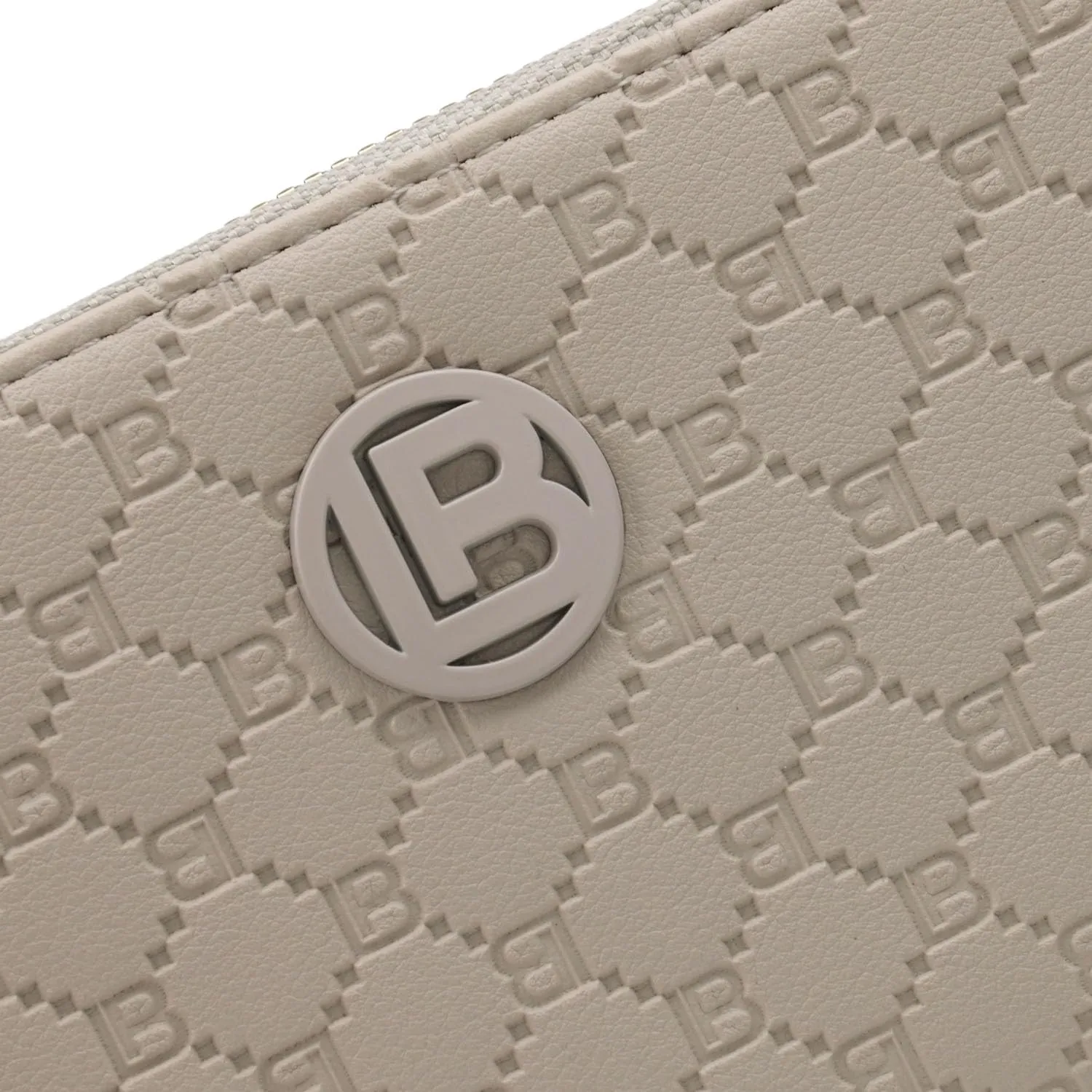 Laura Biagiotti Portafoglio Donna Grande in PU con Zip Around, Naturale - immagine 6