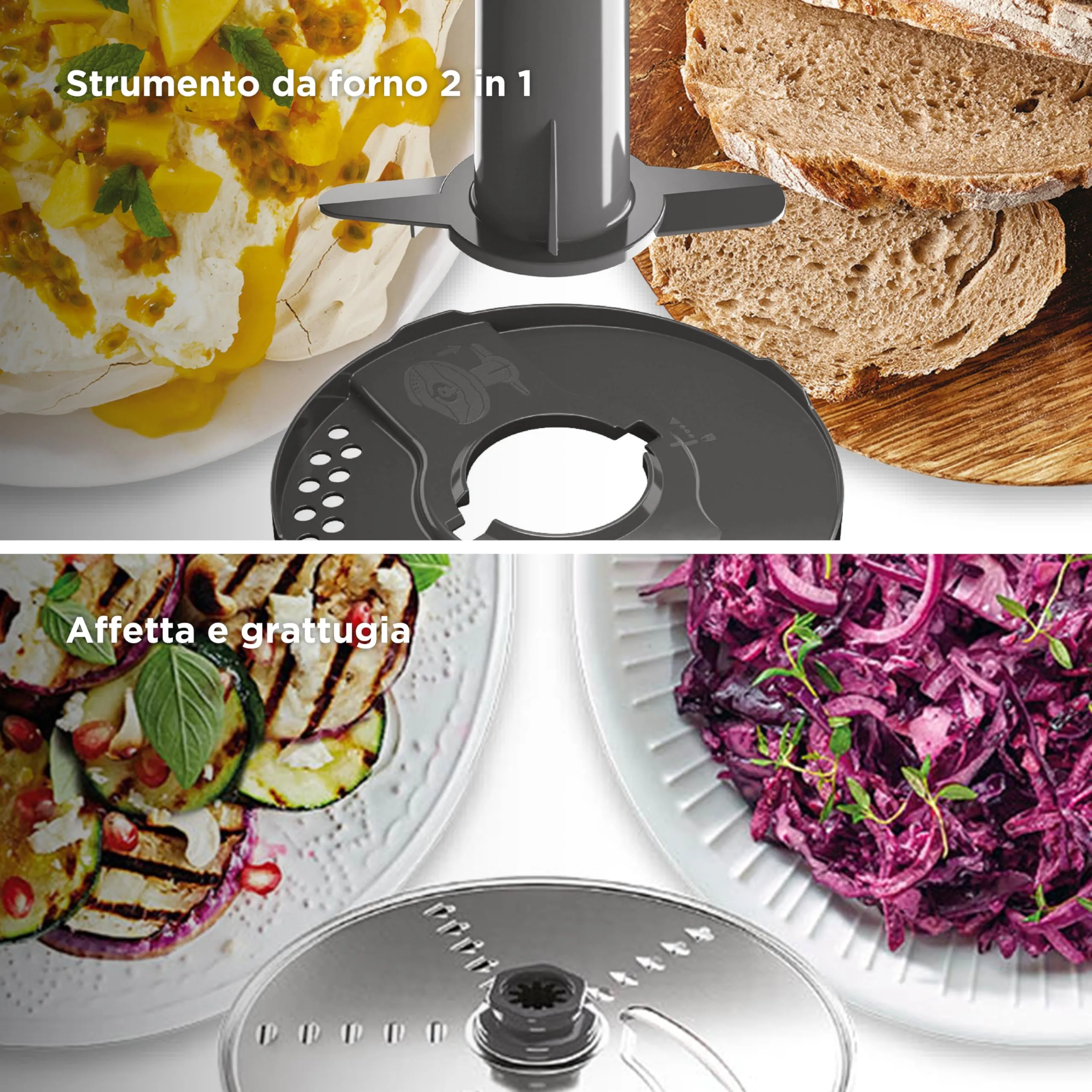 Kenwood MultiPro Express FDP65.590SI Robot da Cucina, 1000 W, Ciotola 3 L, Argento - immagine 6