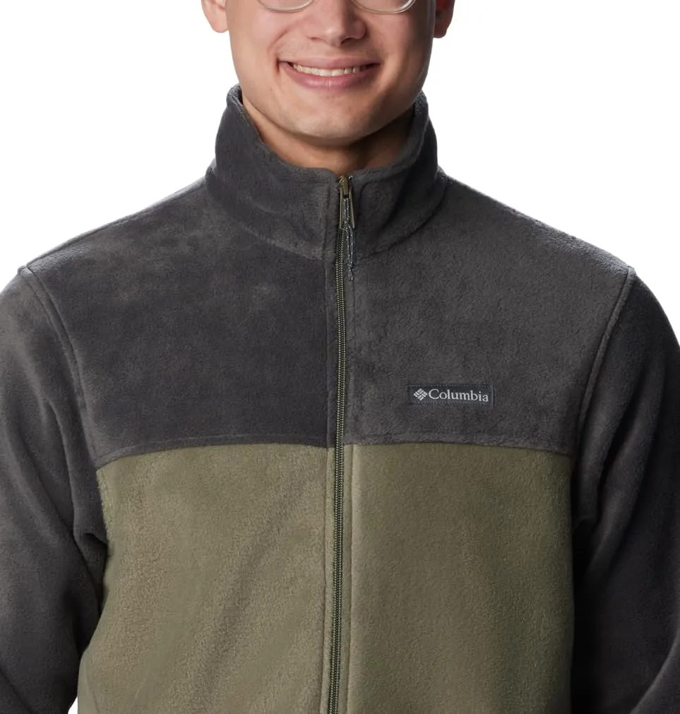 Columbia Steens Mountain Full Zip 2.0 Men's Fleece Jacket, Shark/Stone Green, XXL - immagine 6