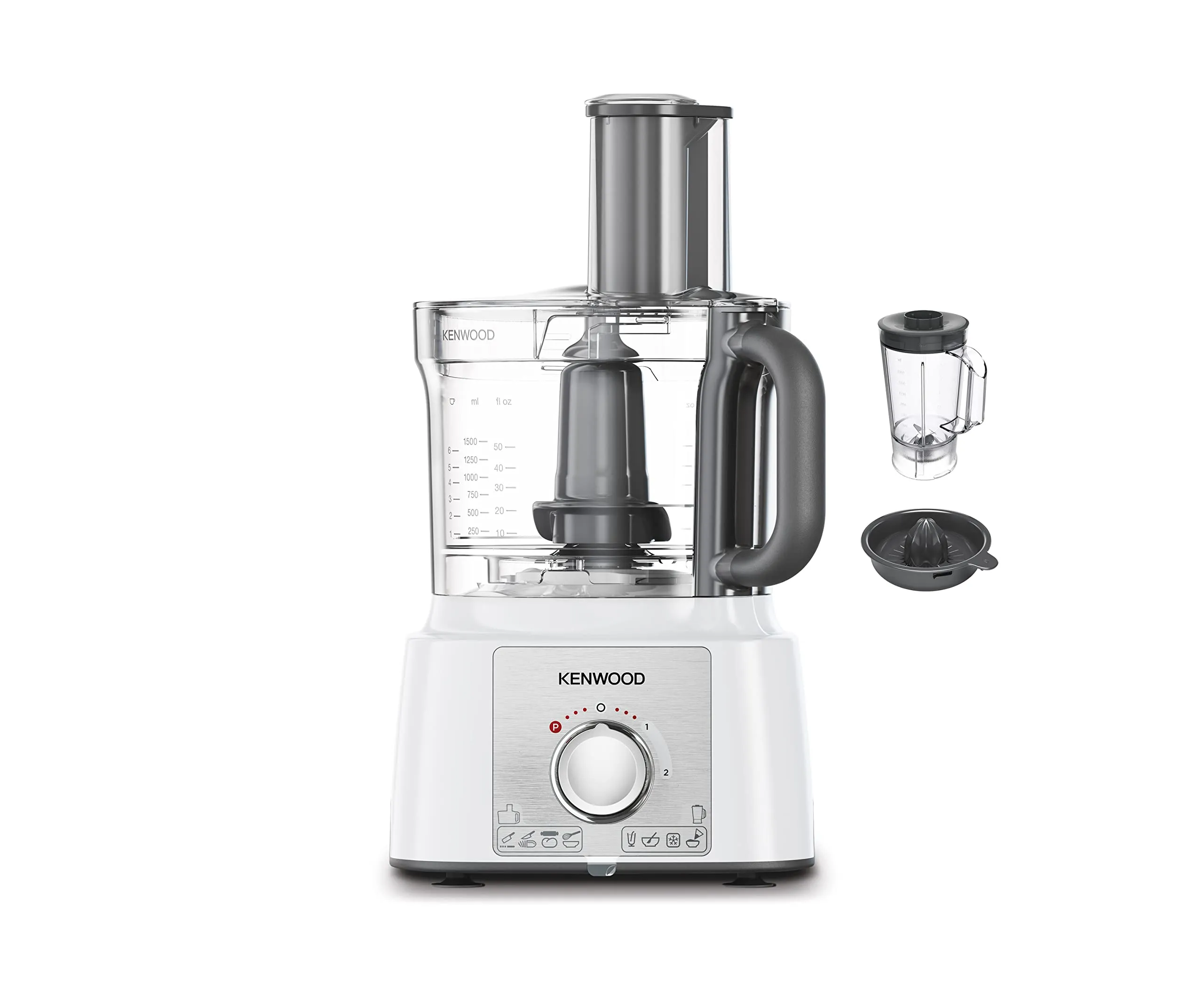 Kenwood MultiPro Express FDP65.450WH Robot da Cucina, 1000 W, Ciotola 3 L, Bianco - immagine 4