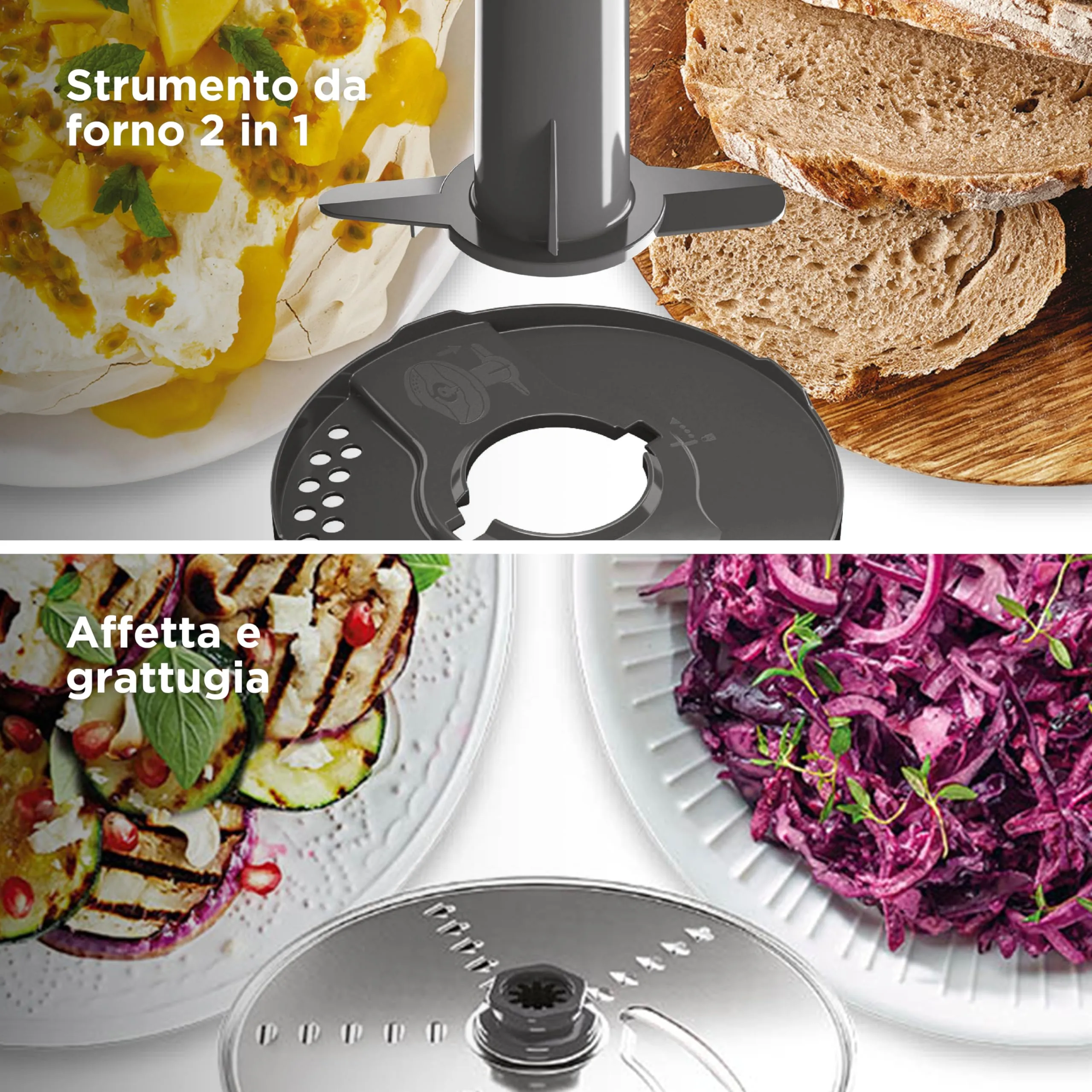 Kenwood MultiPro Express FDP65.450WH Robot da Cucina, 1000 W, Ciotola 3 L, Bianco - immagine 7