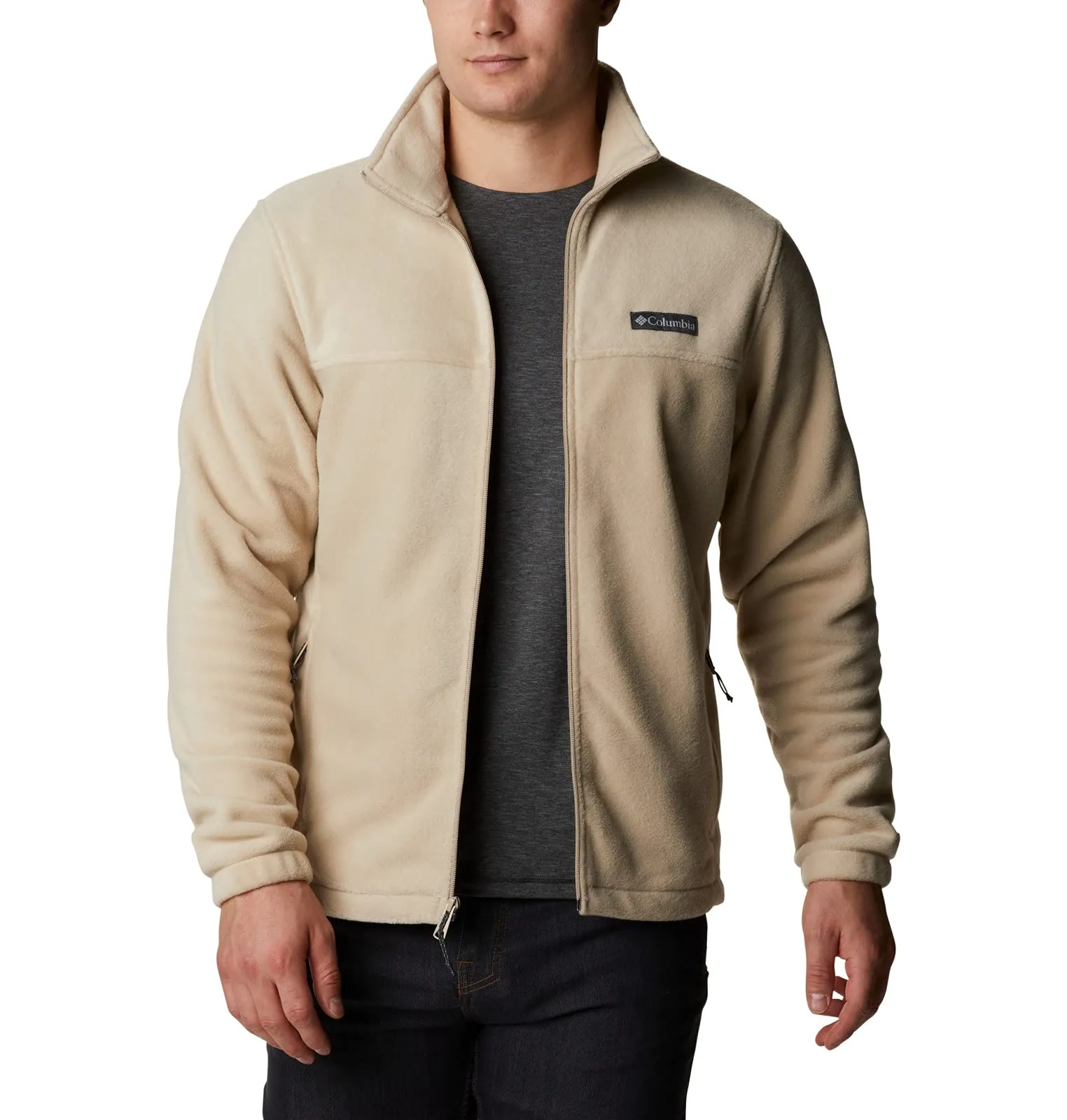 Columbia Steens Mountain Full Zip 2.0 Fleece Jacket, Men's, Ancient Fossil, S - immagine 1